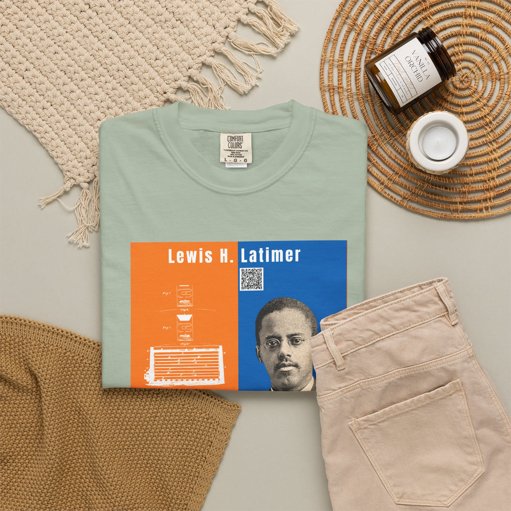 Lewis H. Latimer, Unisex, Historical Portrait T-shirt (City Champs)