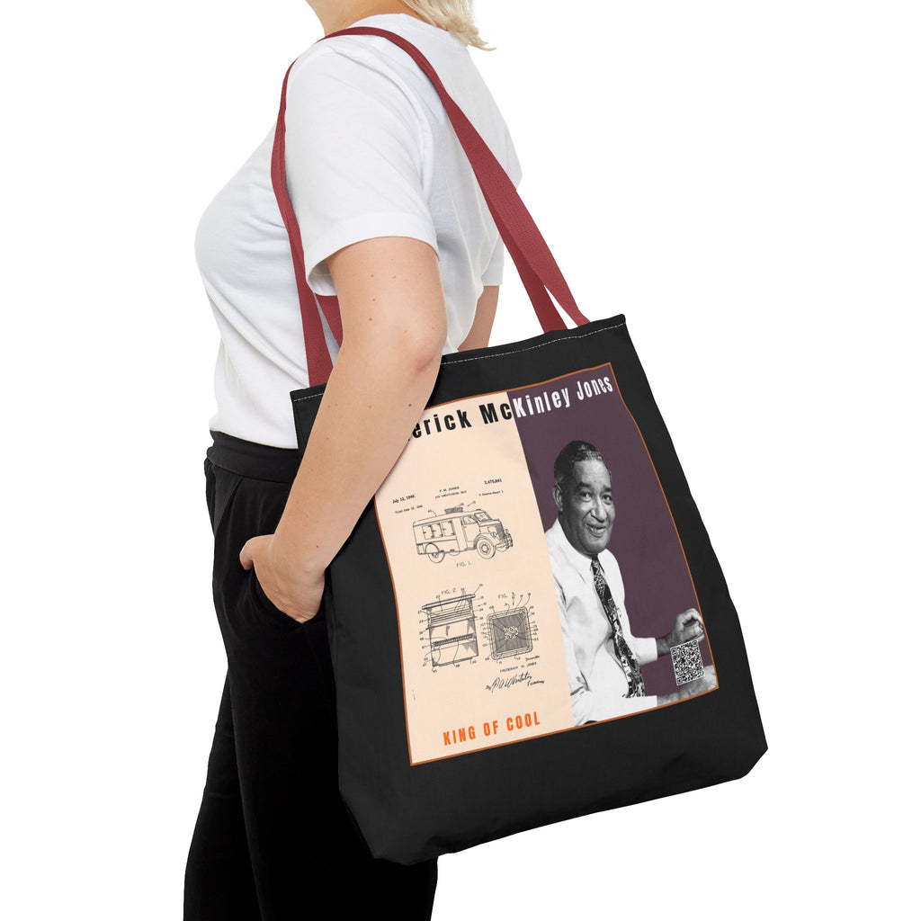 Frederick McKinley Jones, Historical Portrait Tote Bag (Black)