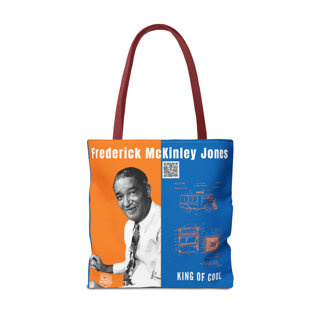 Frederick McKinley Jones, Historical Portrait Tote Bag (Double Side City Champs Blue)