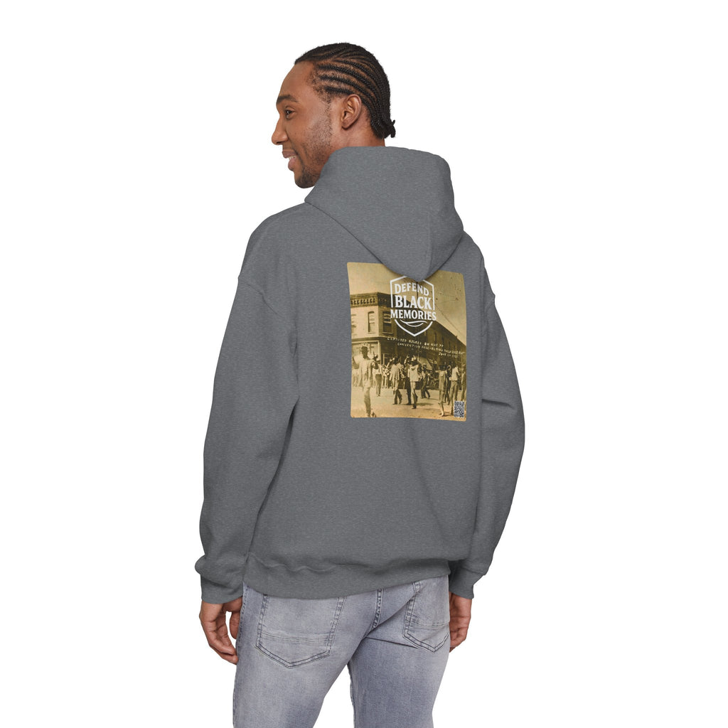 Tulsa Race Massacre, Historical Portrait Hoody, w/Back Graphic