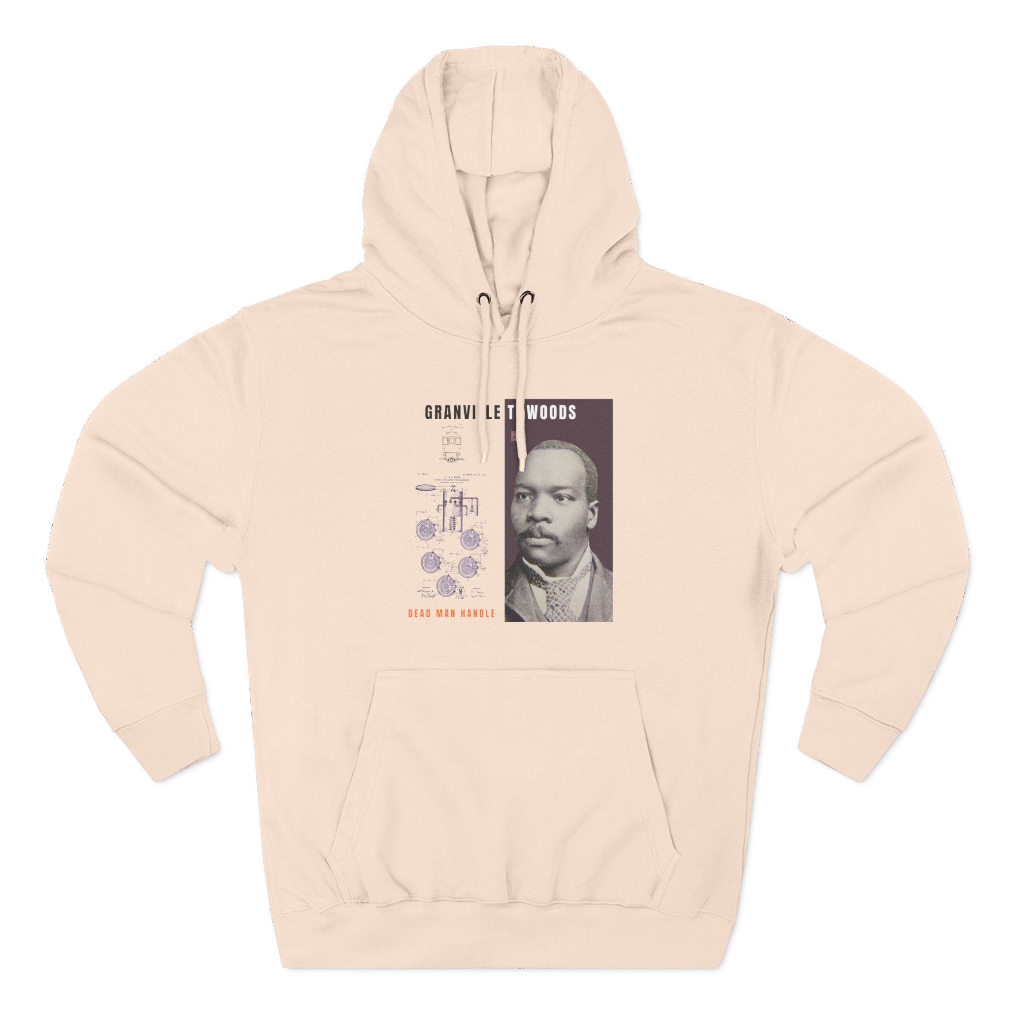 Granville T. Woods, Three-panel Historical Portrait Hoodie (City Champs)