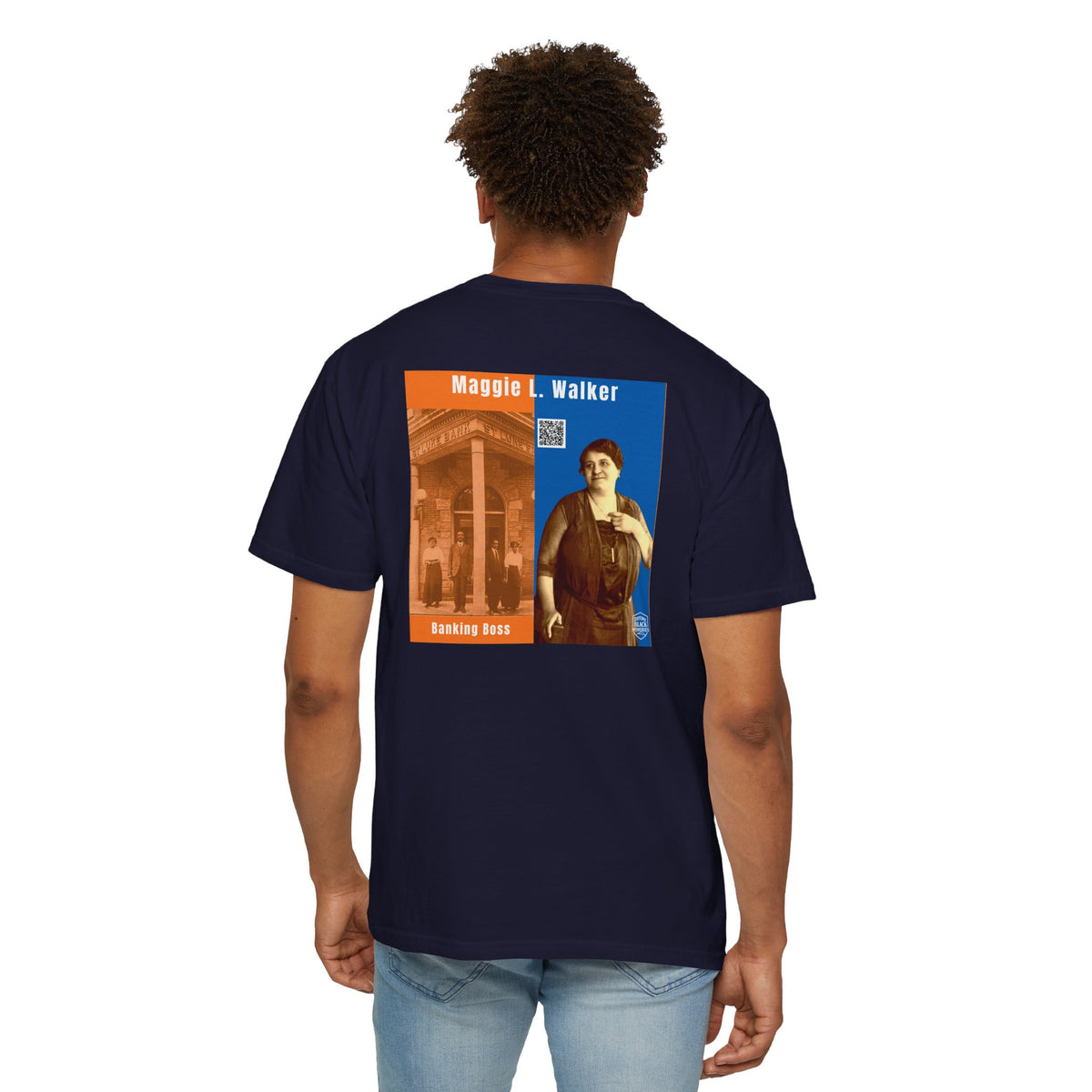 Maggie L. Walker, Unisex, 2 Side Historical Portrait T-shirt