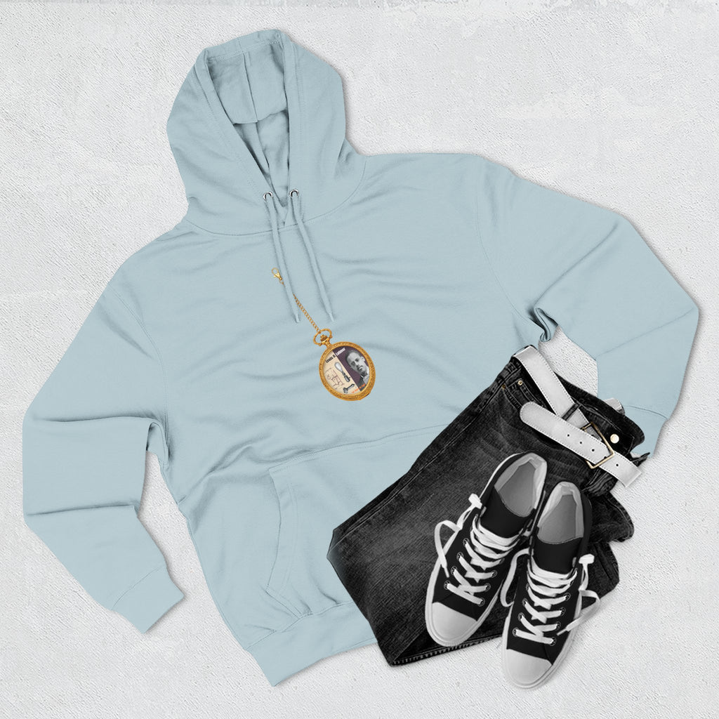 Lewis H Latimer Pocket Watch Three-Panel Fleece Hoodie