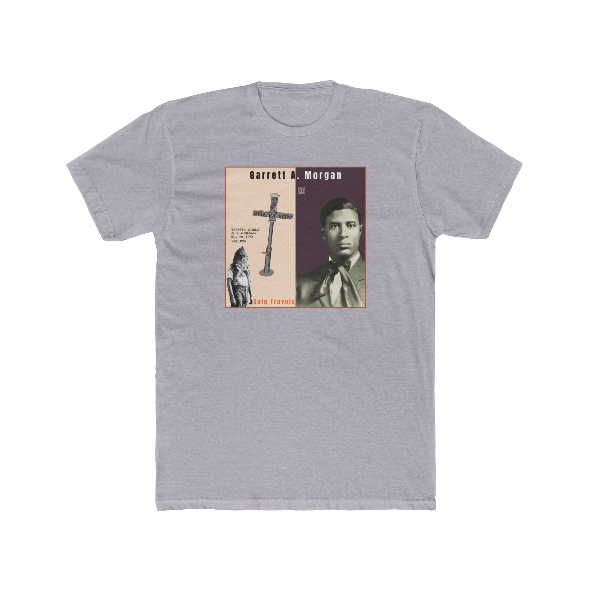 Garrett A. Morgan, Unisex, Historical Portrait T-Shirt (City Champs)