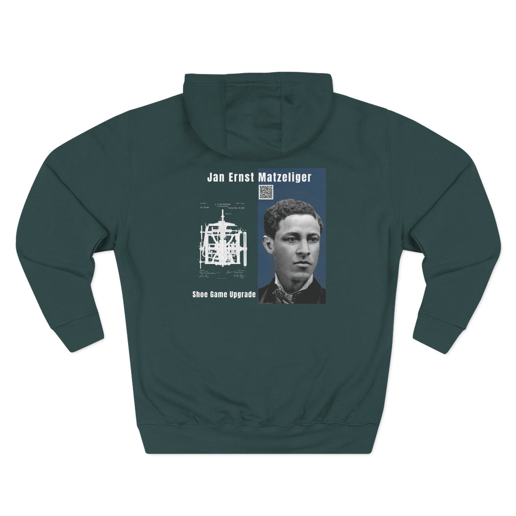 Jan E. Matzeliger Three-Panel Historic Portrait Hoodie (City Champs)
