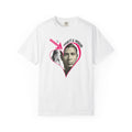 Garrett A. Morgan Oversize Heart Tribute Tee — Inventor of Traffic Signal & Gas Mask with QR Bio