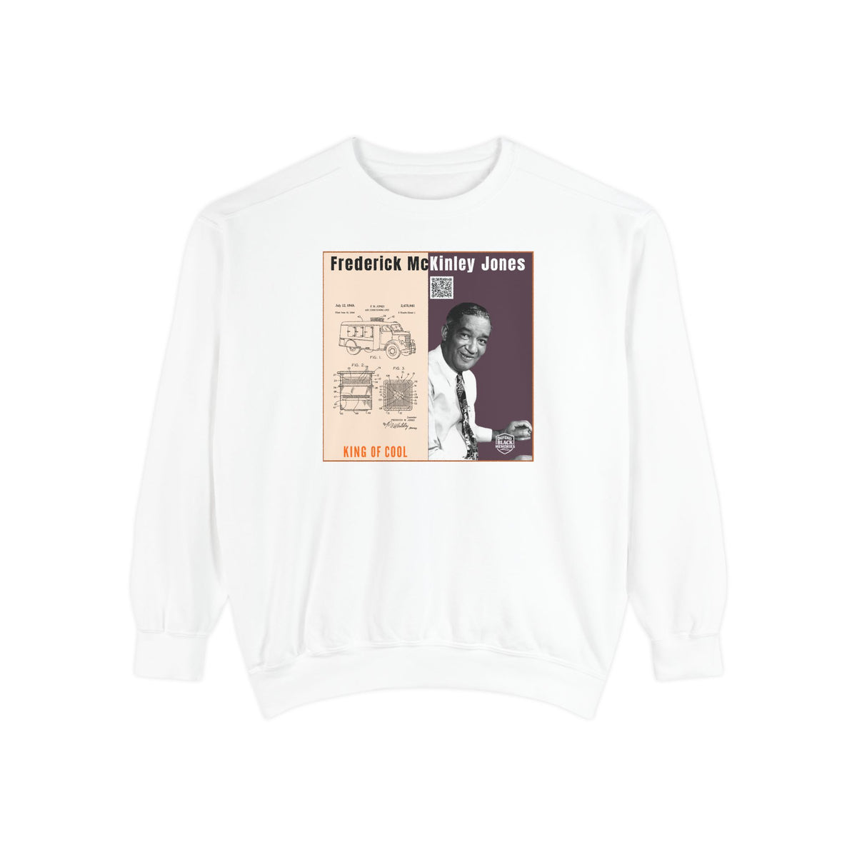 Frederick McKinley Jones, Unisex, Garment-Dyed Sweatshirt (City Champs)
