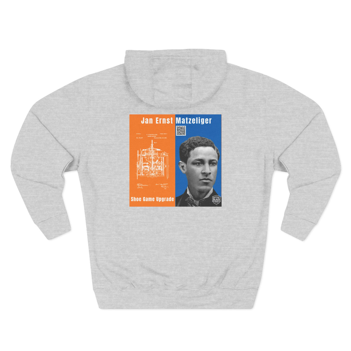 Jan E. Matzeliger Three-Panel Historic Portrait Hoodie (City Champs)