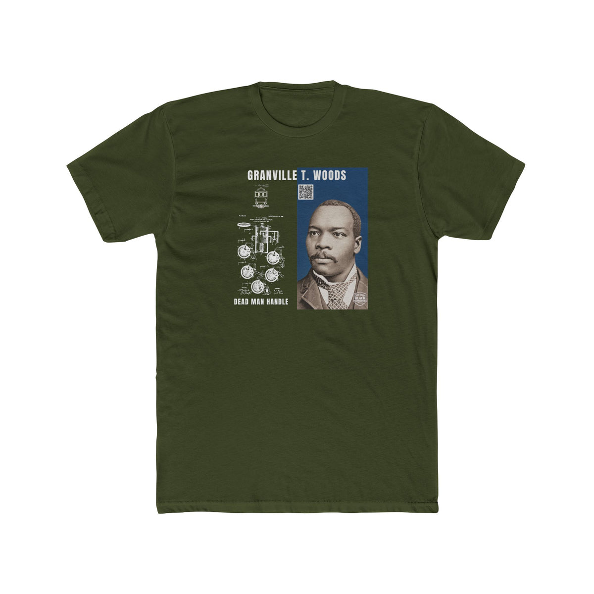 Granville T. Woods, Unisex, Historical Portrait T-Shirt (City Champs)