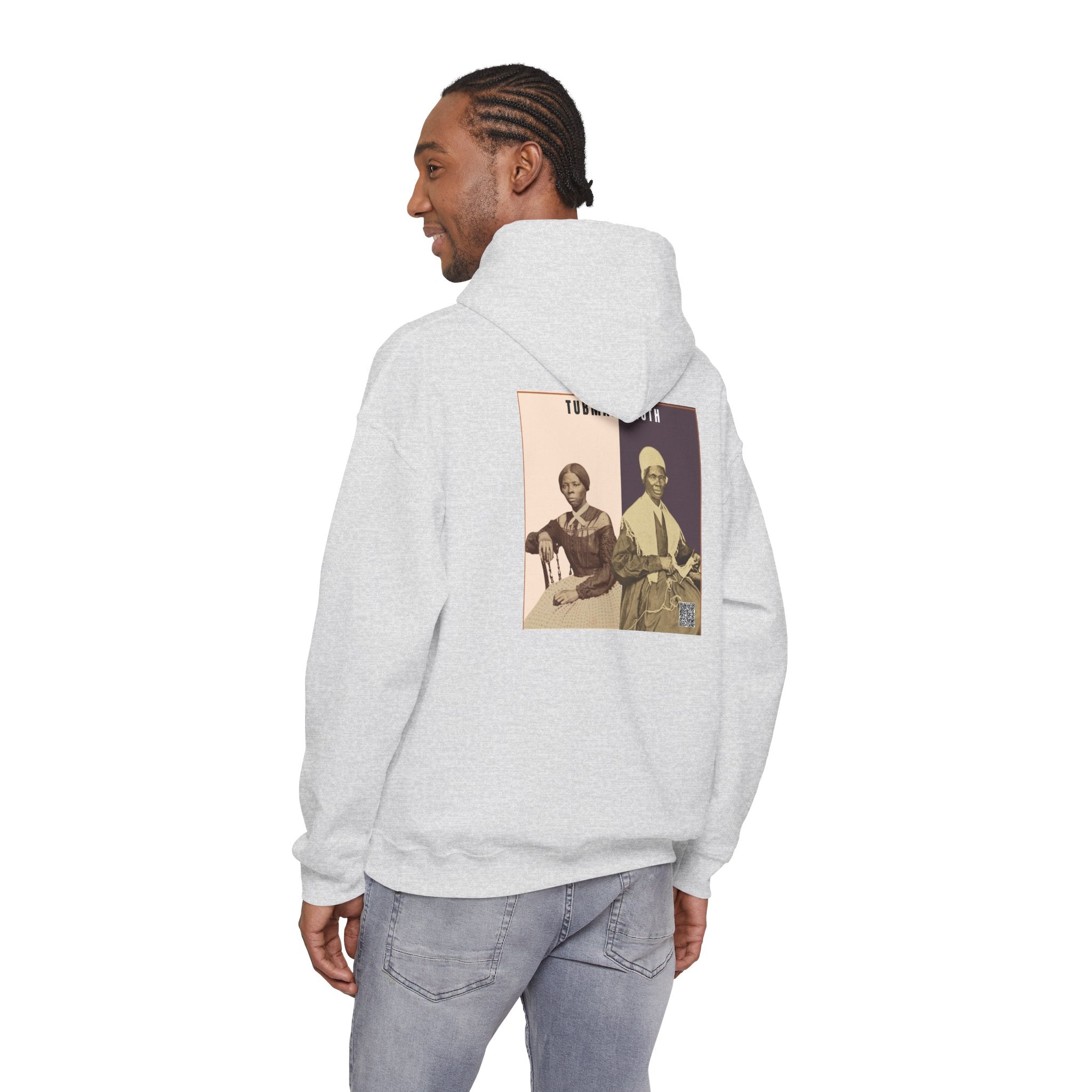 Tubman-Truth, Unisex, Historical Portrait, Heavy Blend™ Hooded Sweatshirt