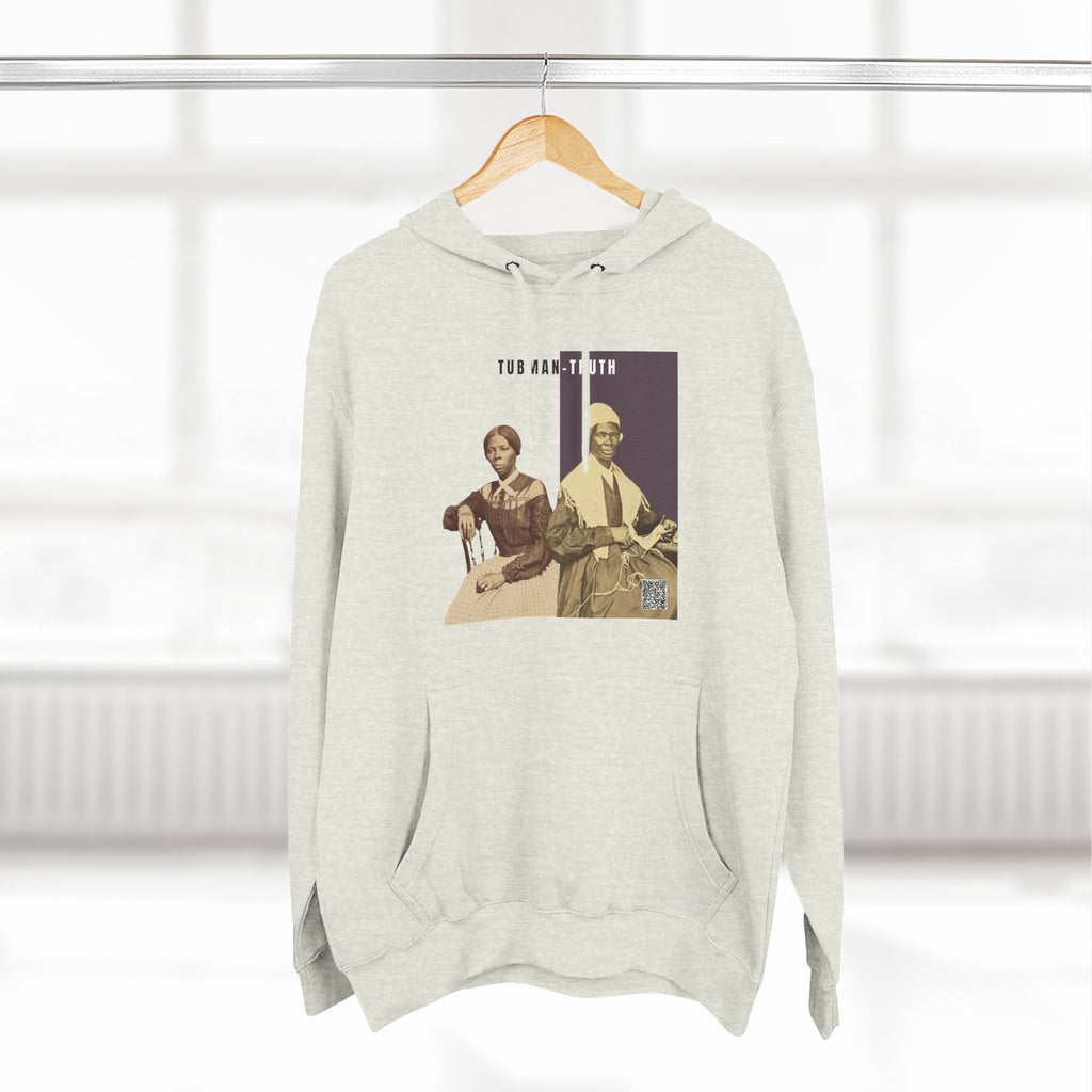 Tubman-Truth Three-panel, Historical Portrait Hoodie