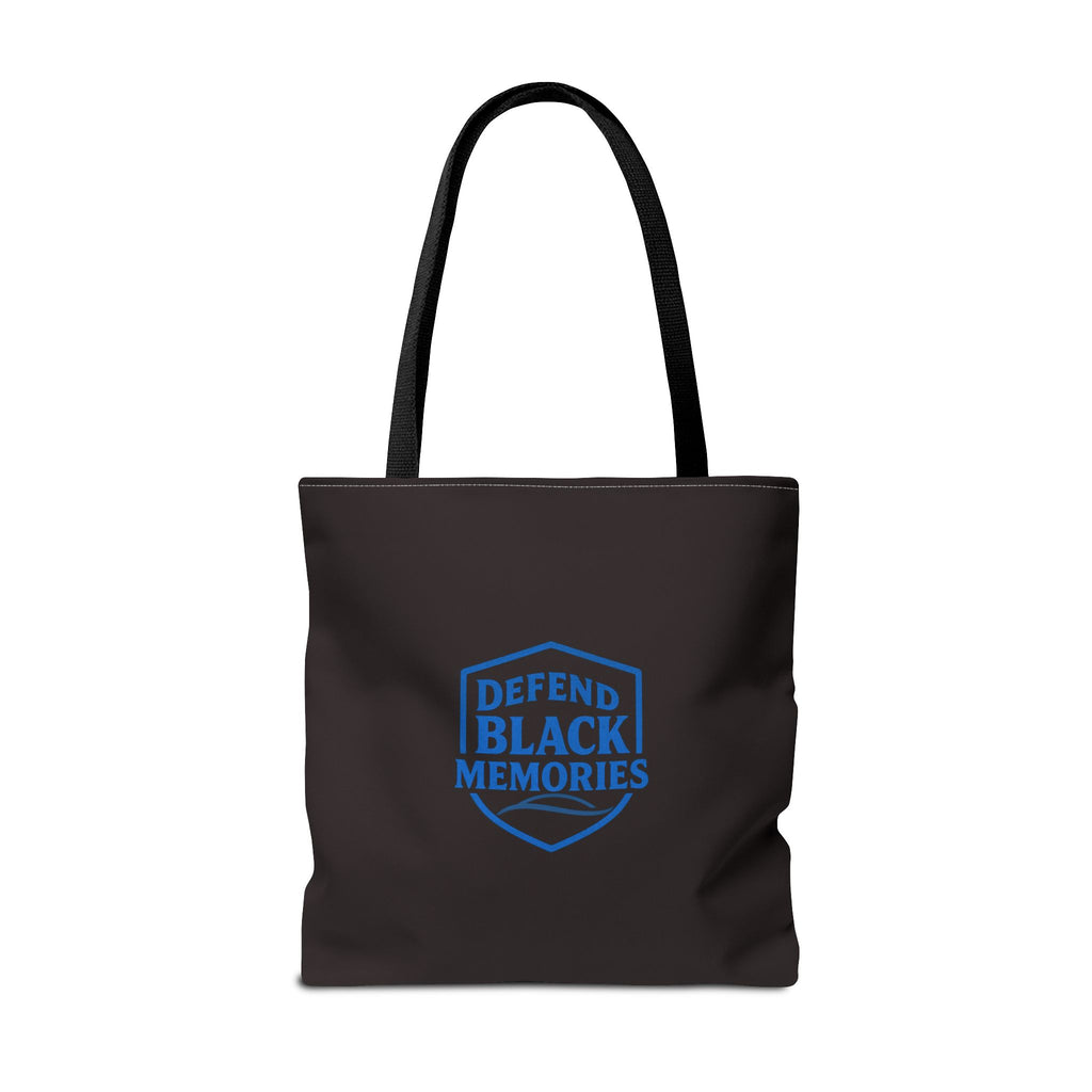 Tubman-Truth Brooch Graphic Tote Bag (Black)