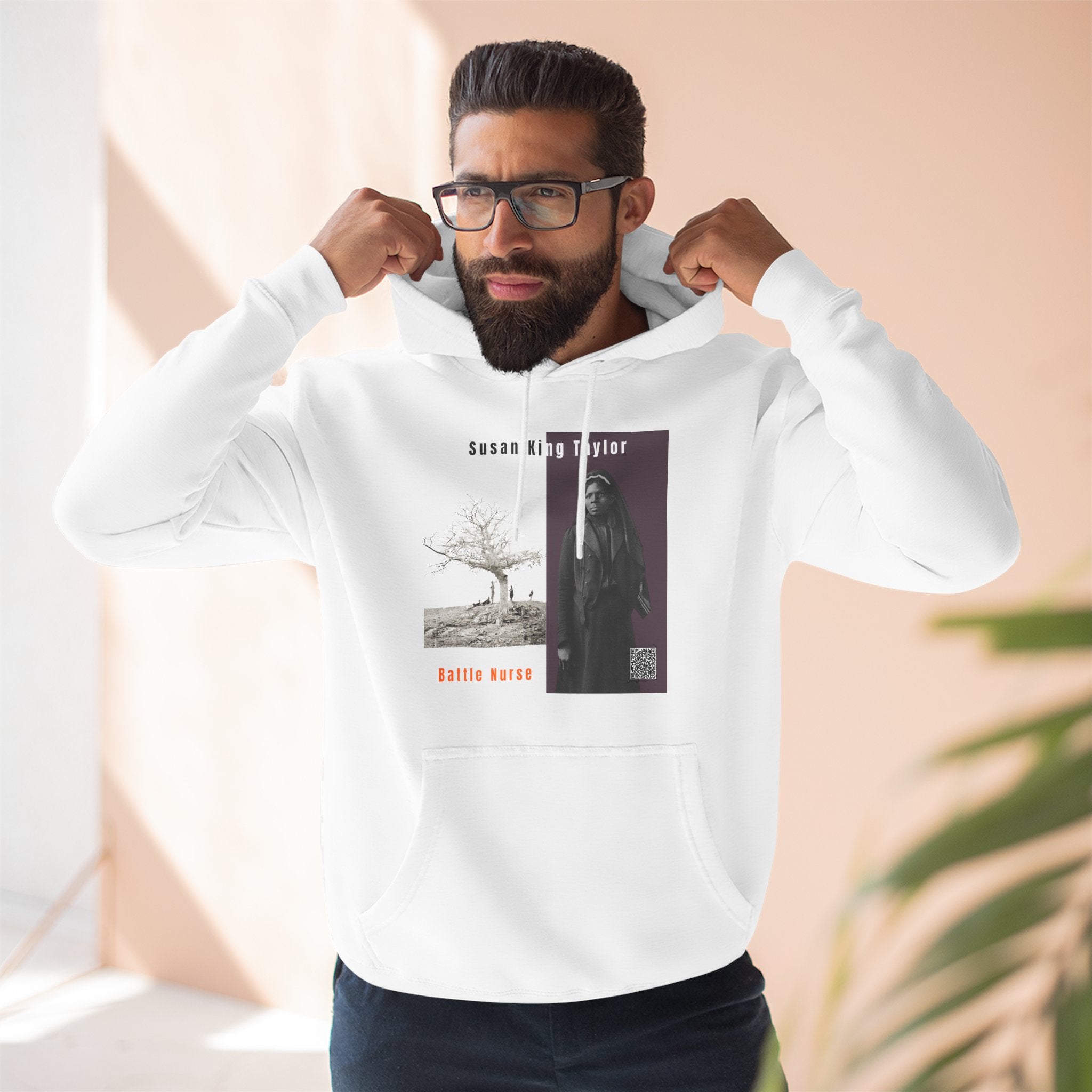Susan King Taylor, Three-panel Historical Portrait Hoodie