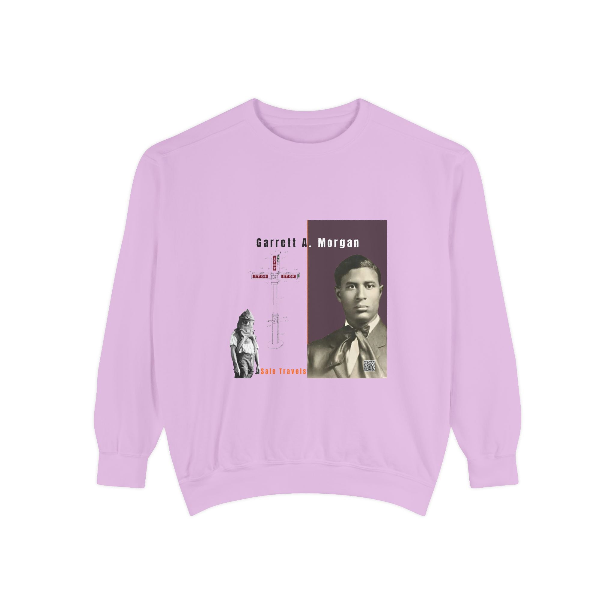 Garrett A. Morgan, Unisex, Garment-Dyed Sweatshirt