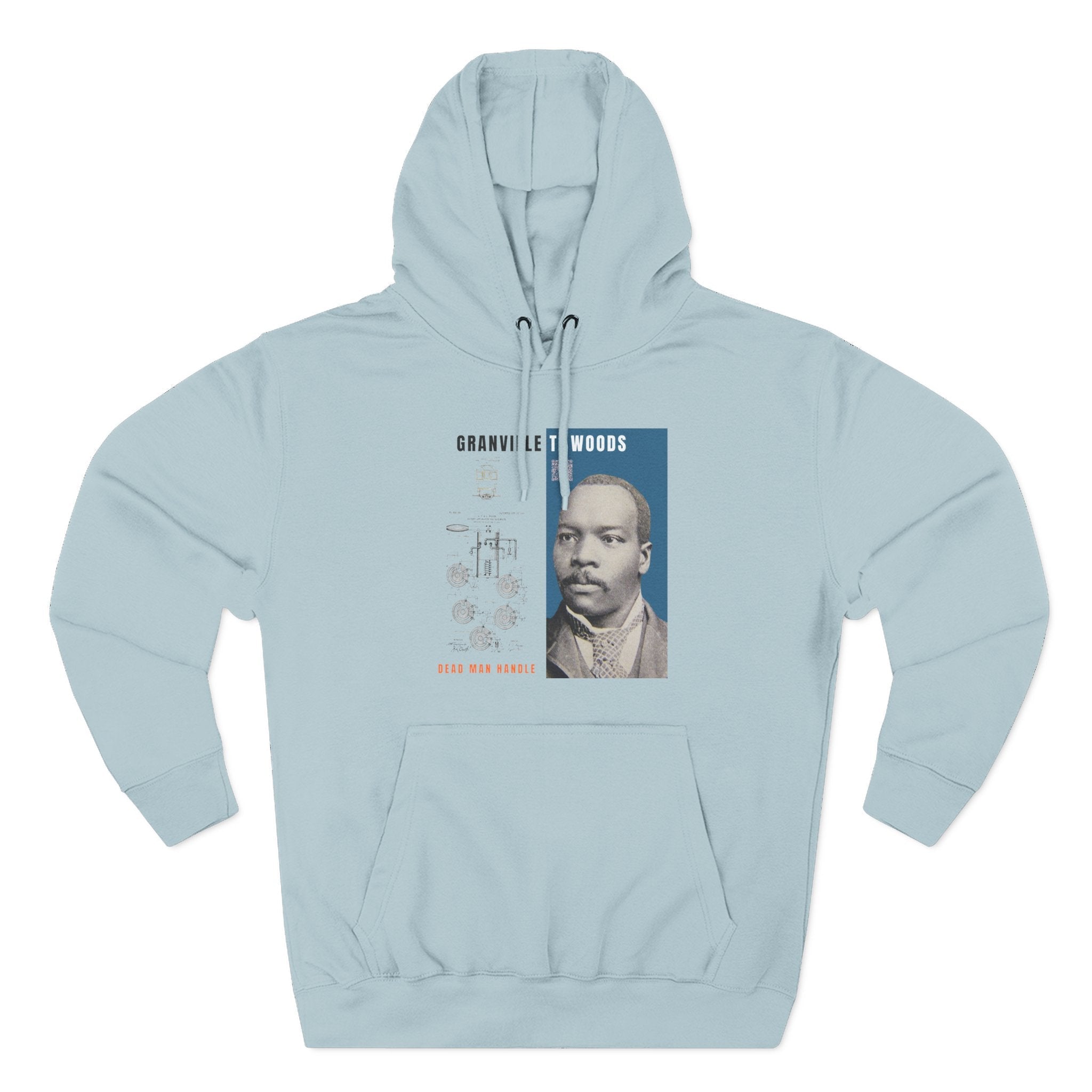 Granville T. Woods, Three-panel Historical Portrait Hoodie