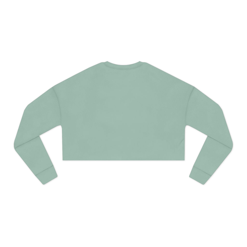 Tubman-Truth, Front Brooch Graphic, Women's Cropped Sweatshirt