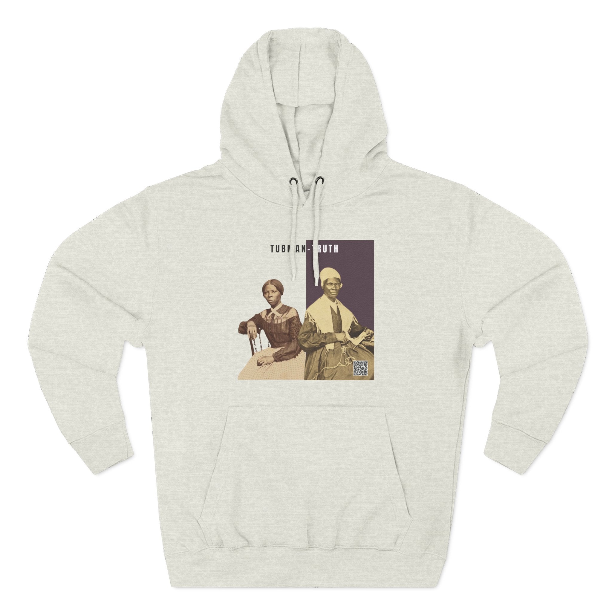 Tubman-Truth Three-panel, Historical Portrait Hoodie