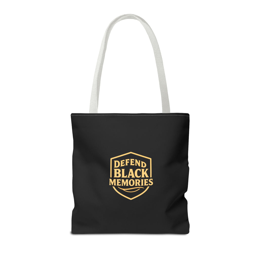 Tubman-Truth Brooch Graphic Tote Bag (Black)