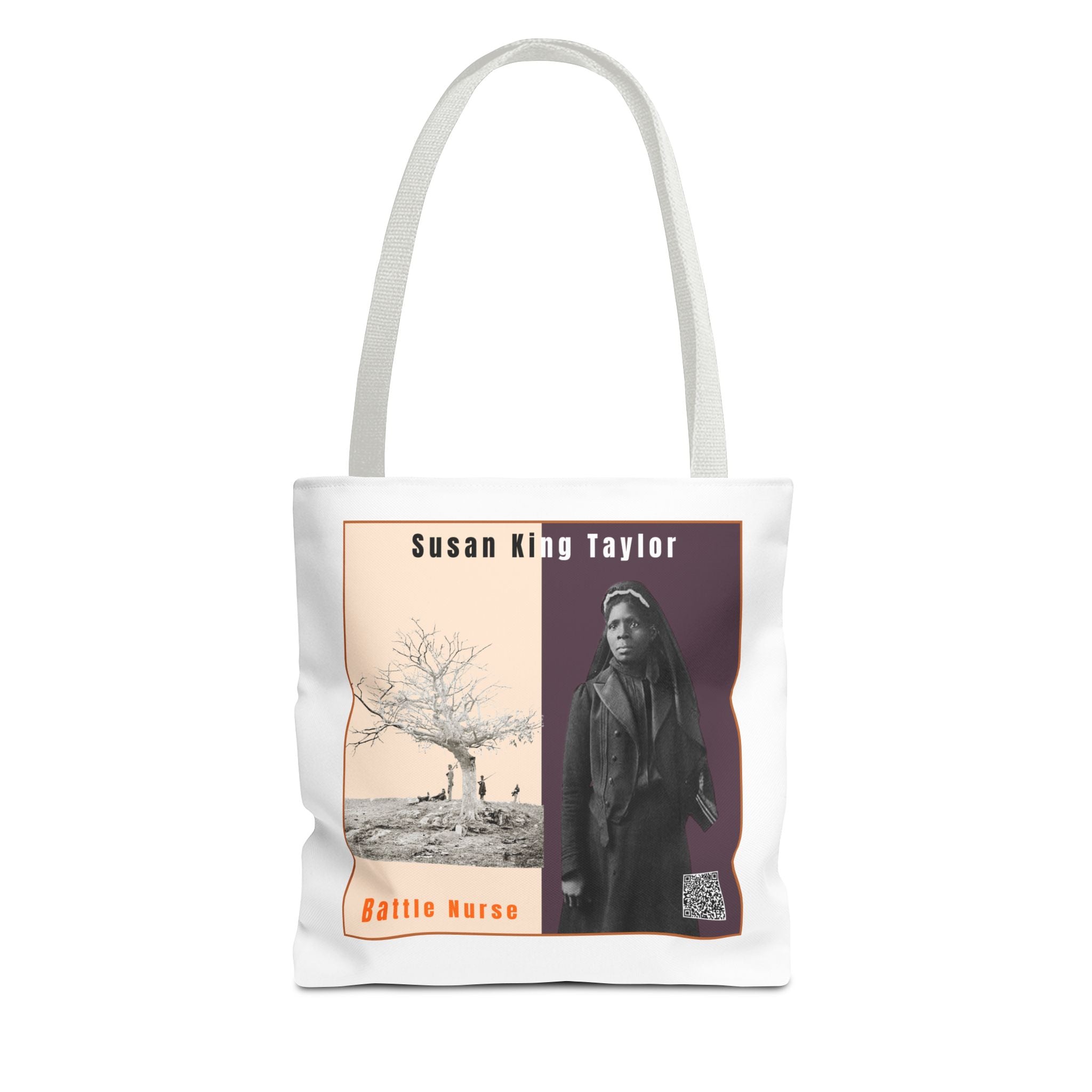 Defend Black Memories: Susan King Taylor Historical Tribute AOP Tote Bag