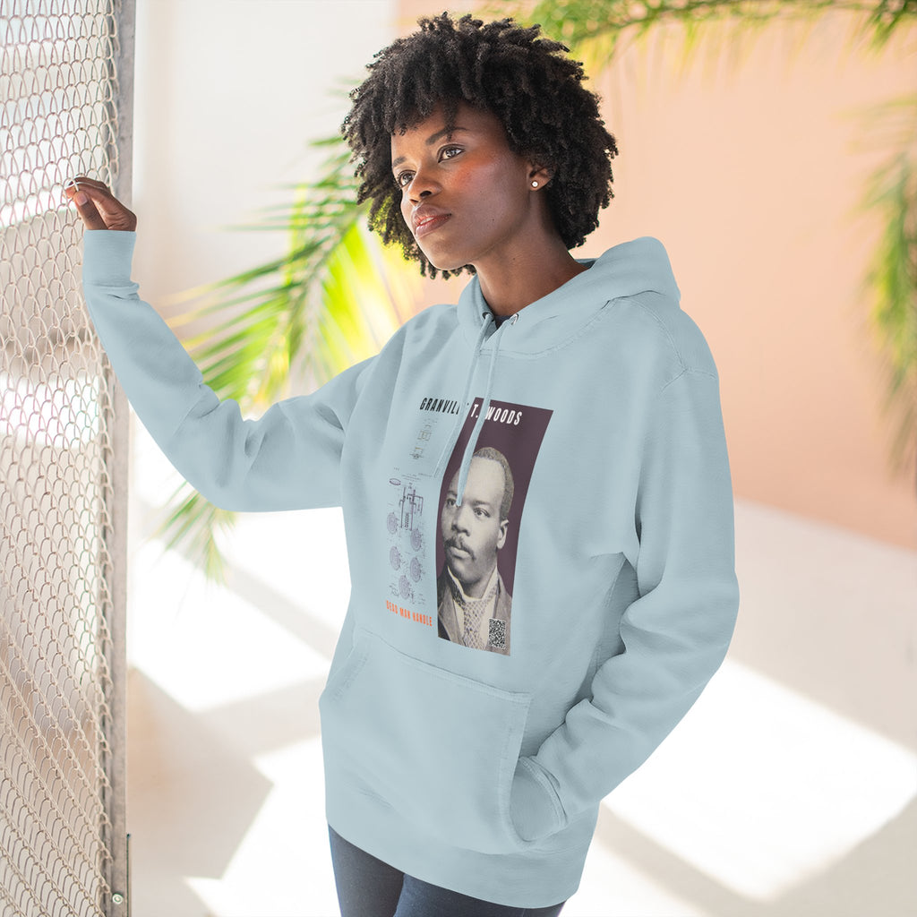 Granville T. Woods, Three-panel Historical Portrait Hoodie