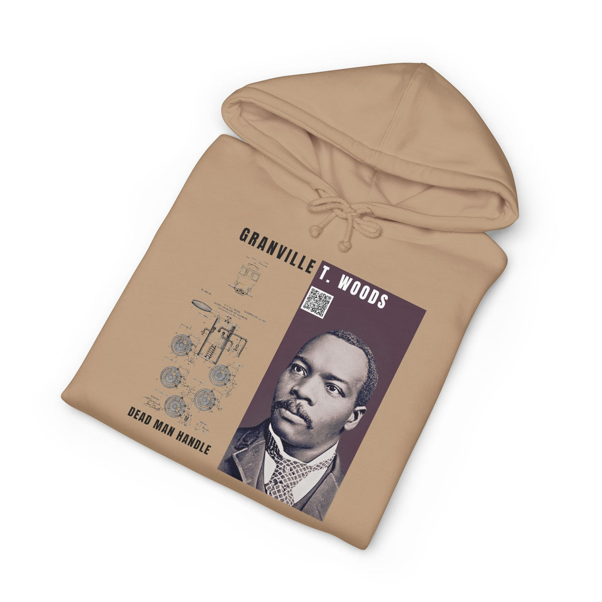 Granville T. Woods Portrait Hoodie -Historical Portrait Hoodie