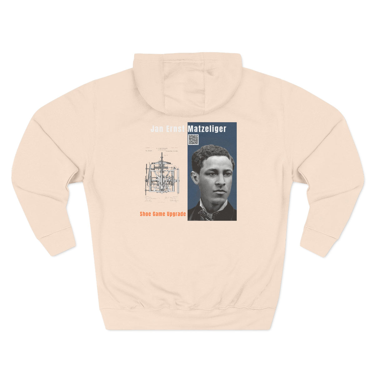 Jan E. Matzeliger Three-Panel Historic Portrait Hoodie (City Champs)