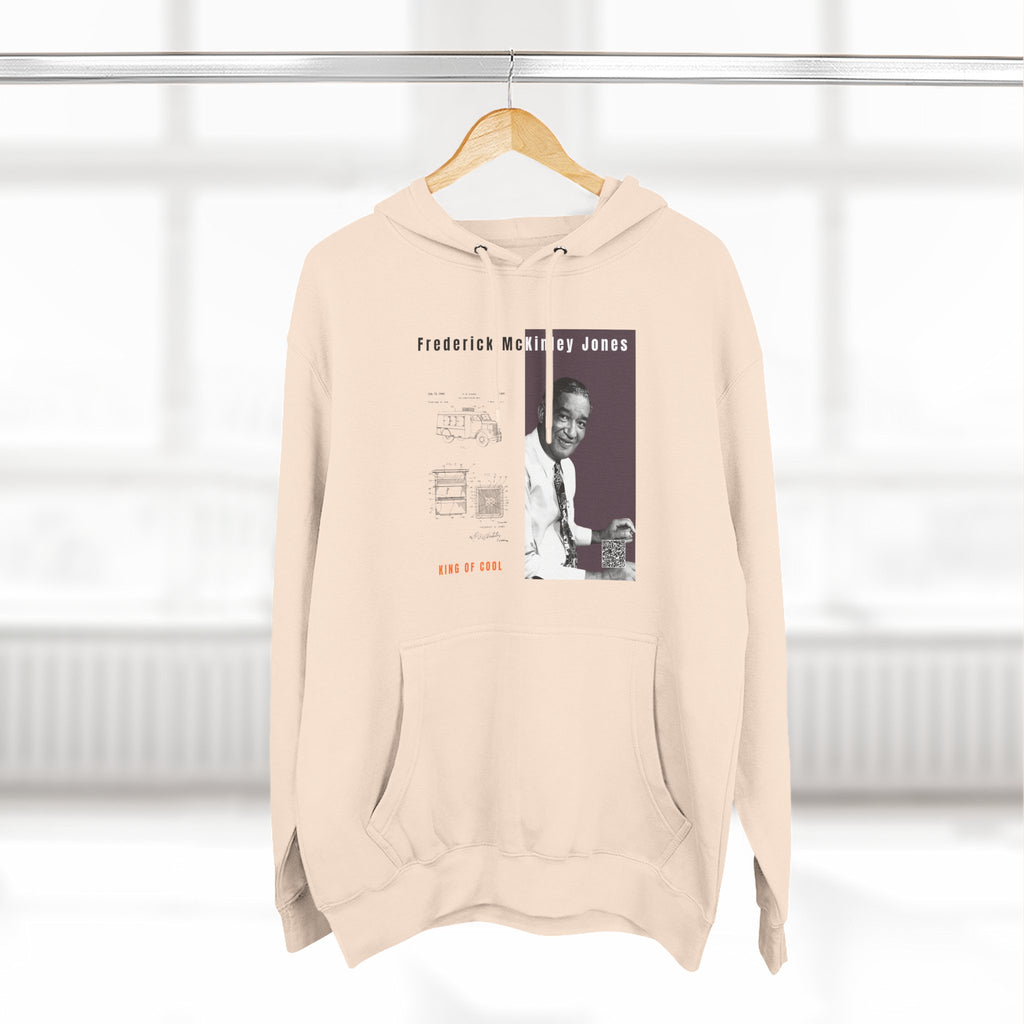 Frederick McKinley Jones, Unisex, Three-panel Historical Portrait Hoodie
