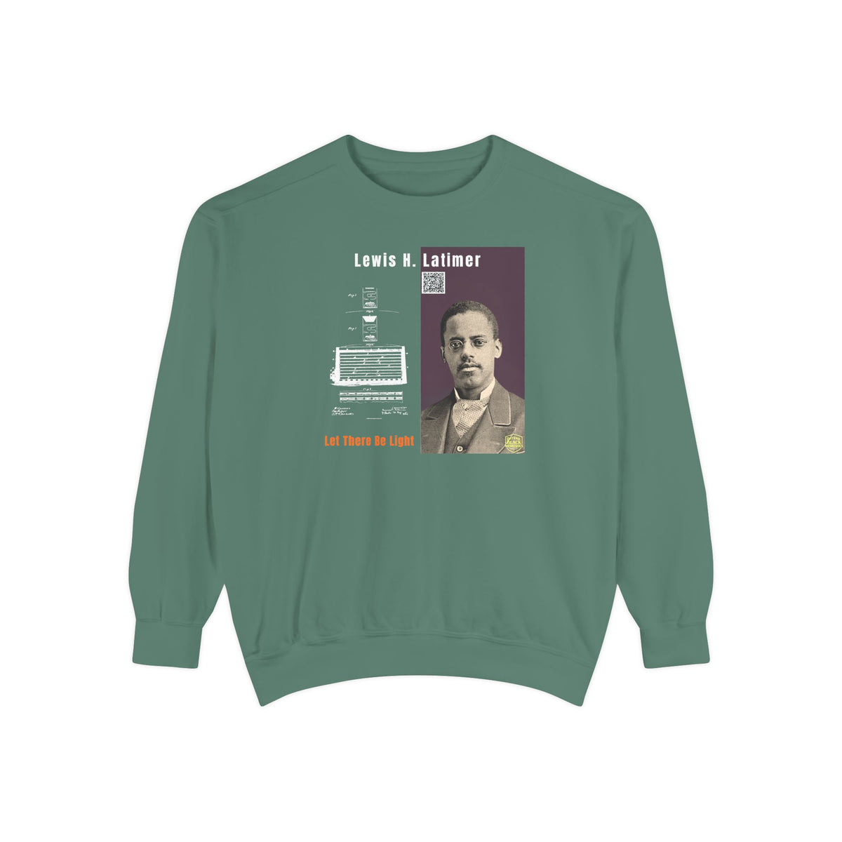 Lewis Latimer Unisex Garment-Dyed Sweatshirt (City Champs)