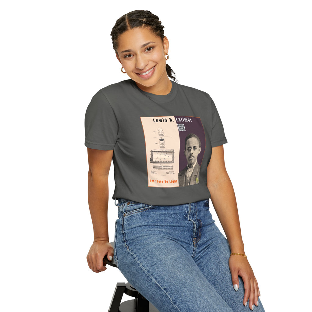 Lewis H. Latimer, Unisex, Historical Portrait T-shirt (City Champs)