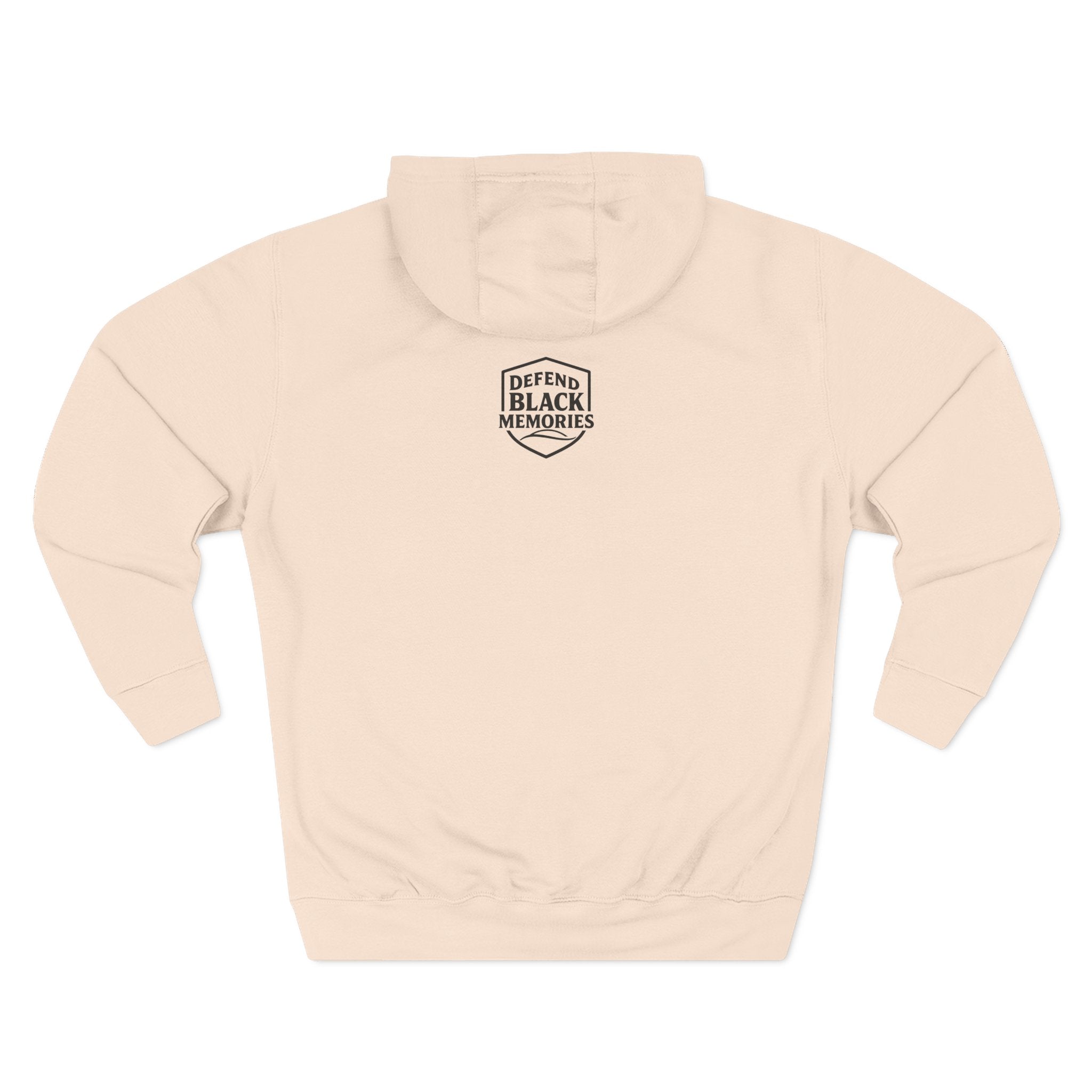 Defend Black Memories: Garrett A. Morgan Three-Panel Historic Black Portrait Hoodie