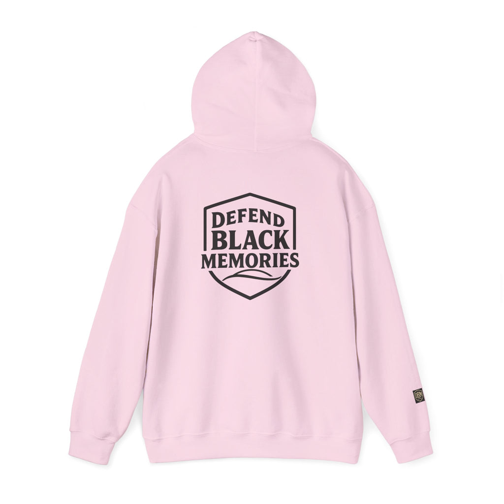 Defend Black Memories: Garrett A. Morgan Tribute Hoodie Big Back Logo Graphic Sweatshirt