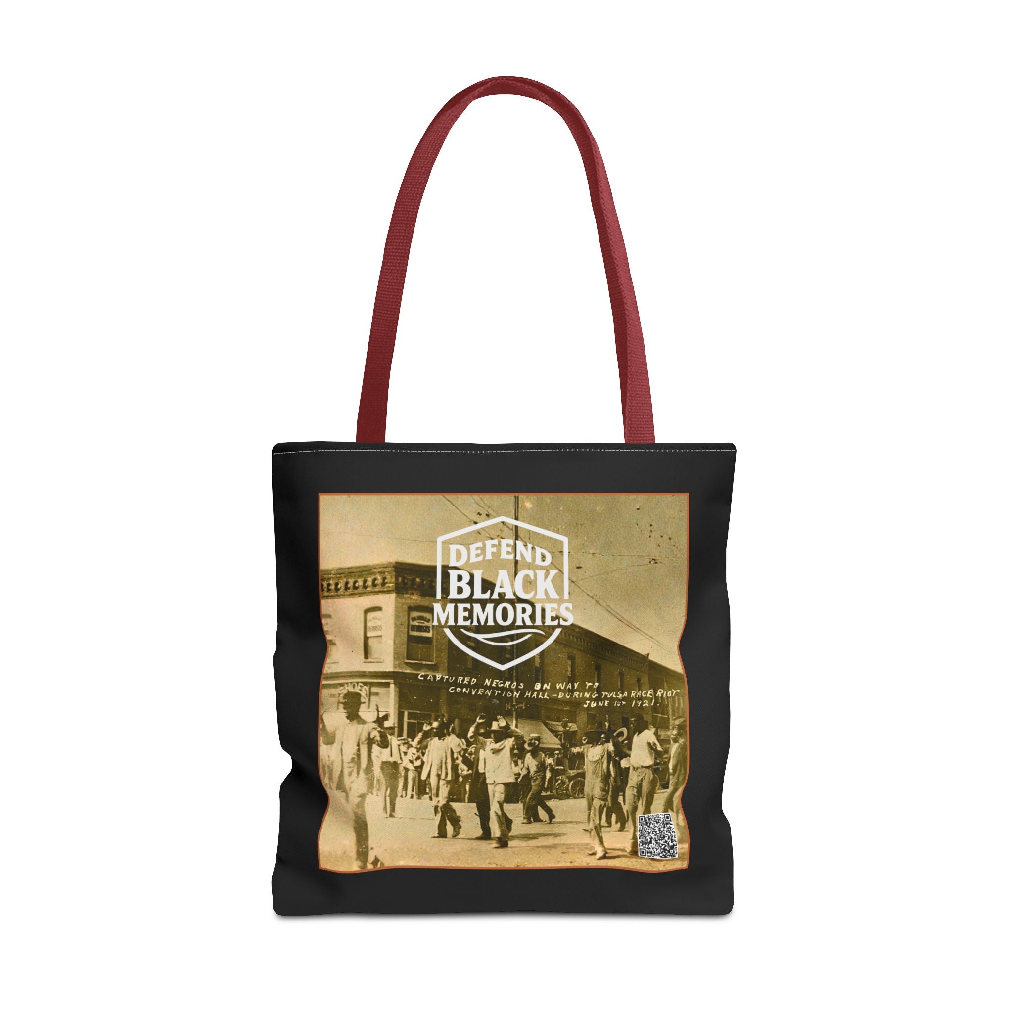 Tulsa Massacre Tote Bag (Black)