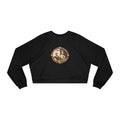 Tubman-Truth, Front Brooch Graphic, Women's Cropped Fleece Pullover