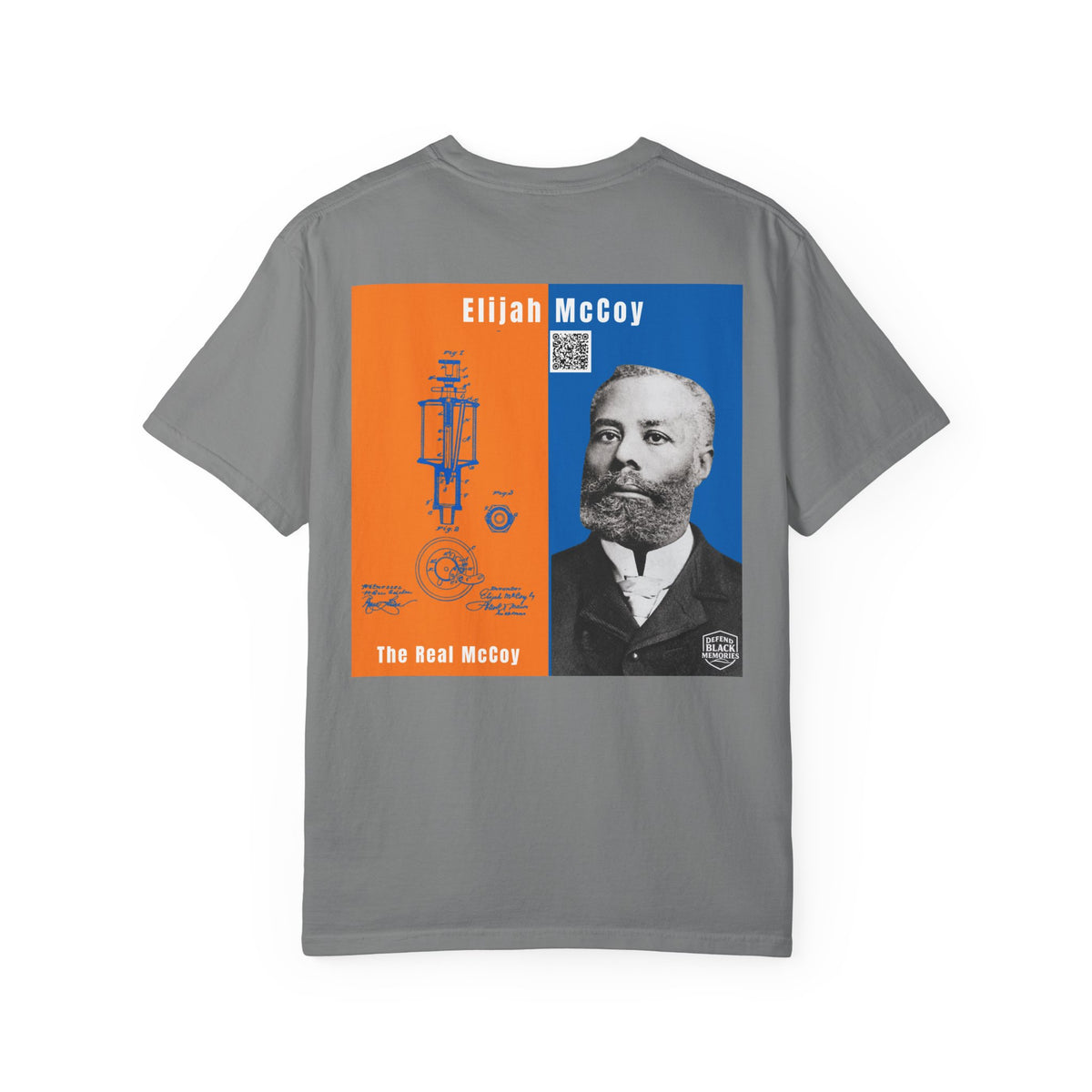 Elijah McCoy, Unisex, 2 Side, Historical Portrait T-shirt