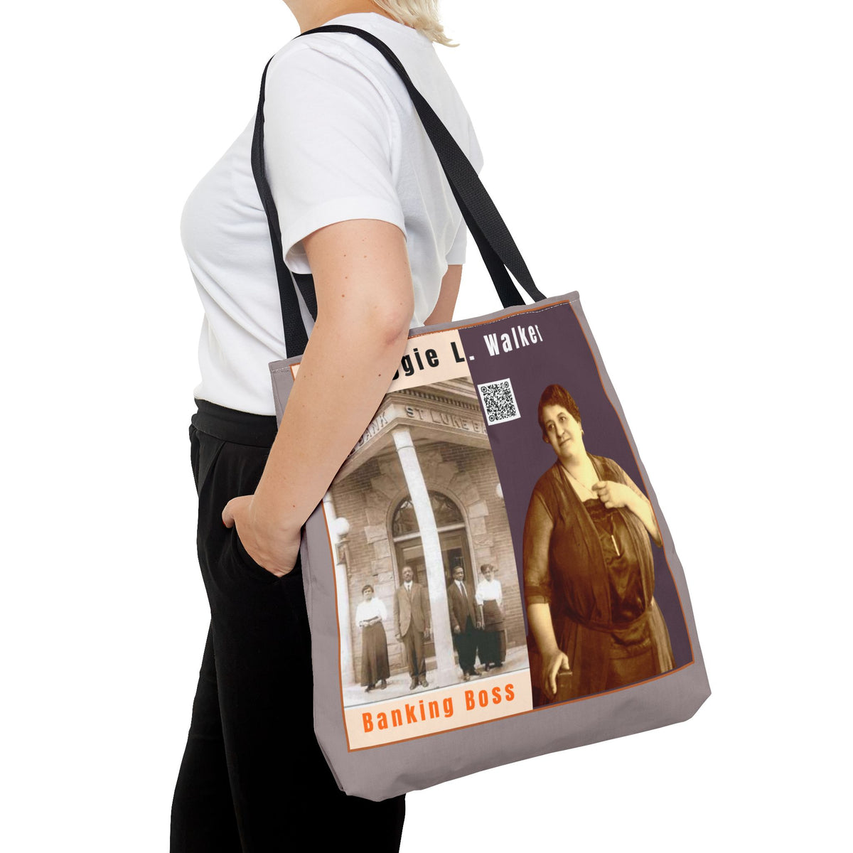 Maggie L. Walker Banking Boss Defend Black Memories Tote Bag
