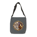 Maggie L Walker Brooch Logo Shoulder Bag (Dark Slate Grey)