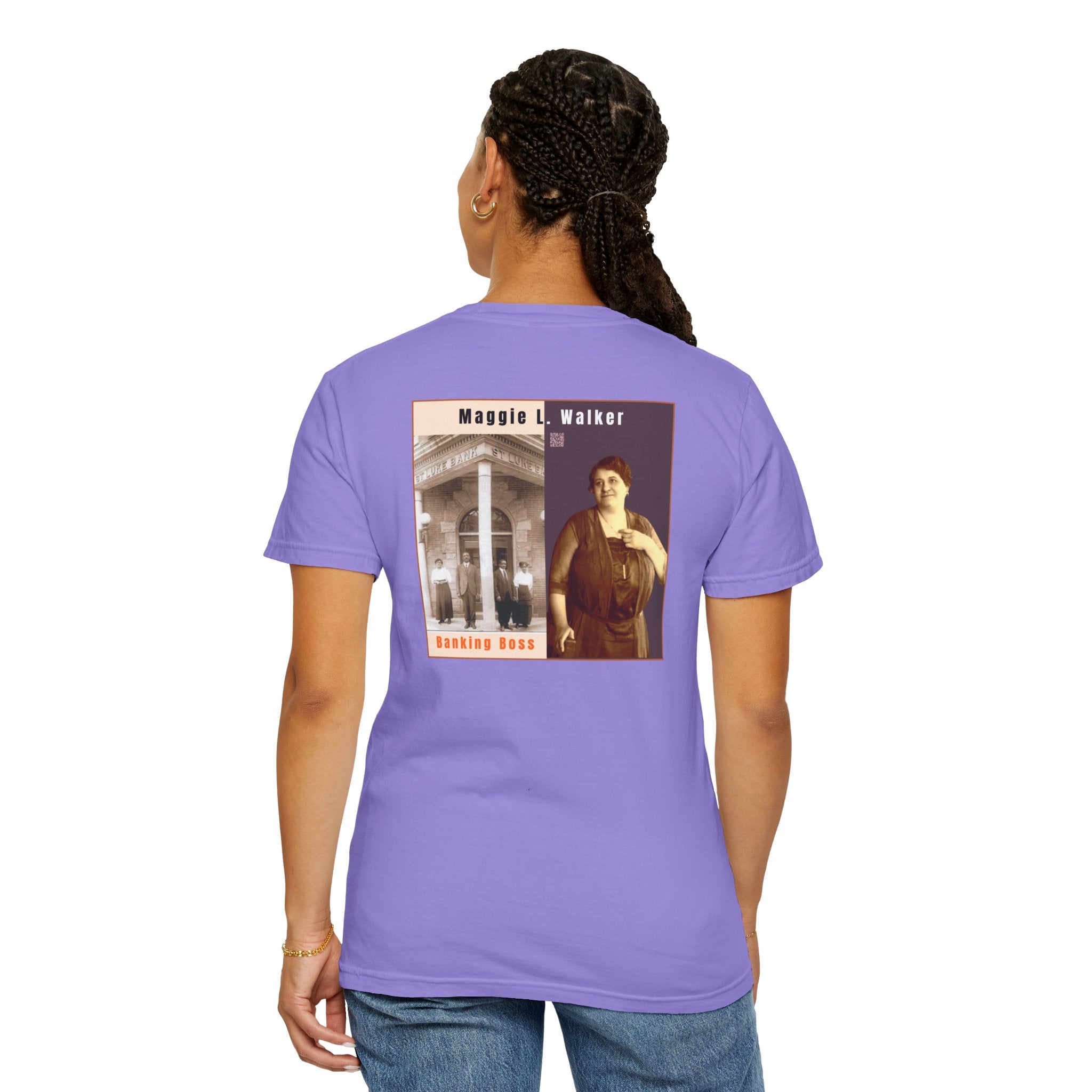 Maggie L. Walker, Unisex, 2 Side Historical Portrait T-shirt