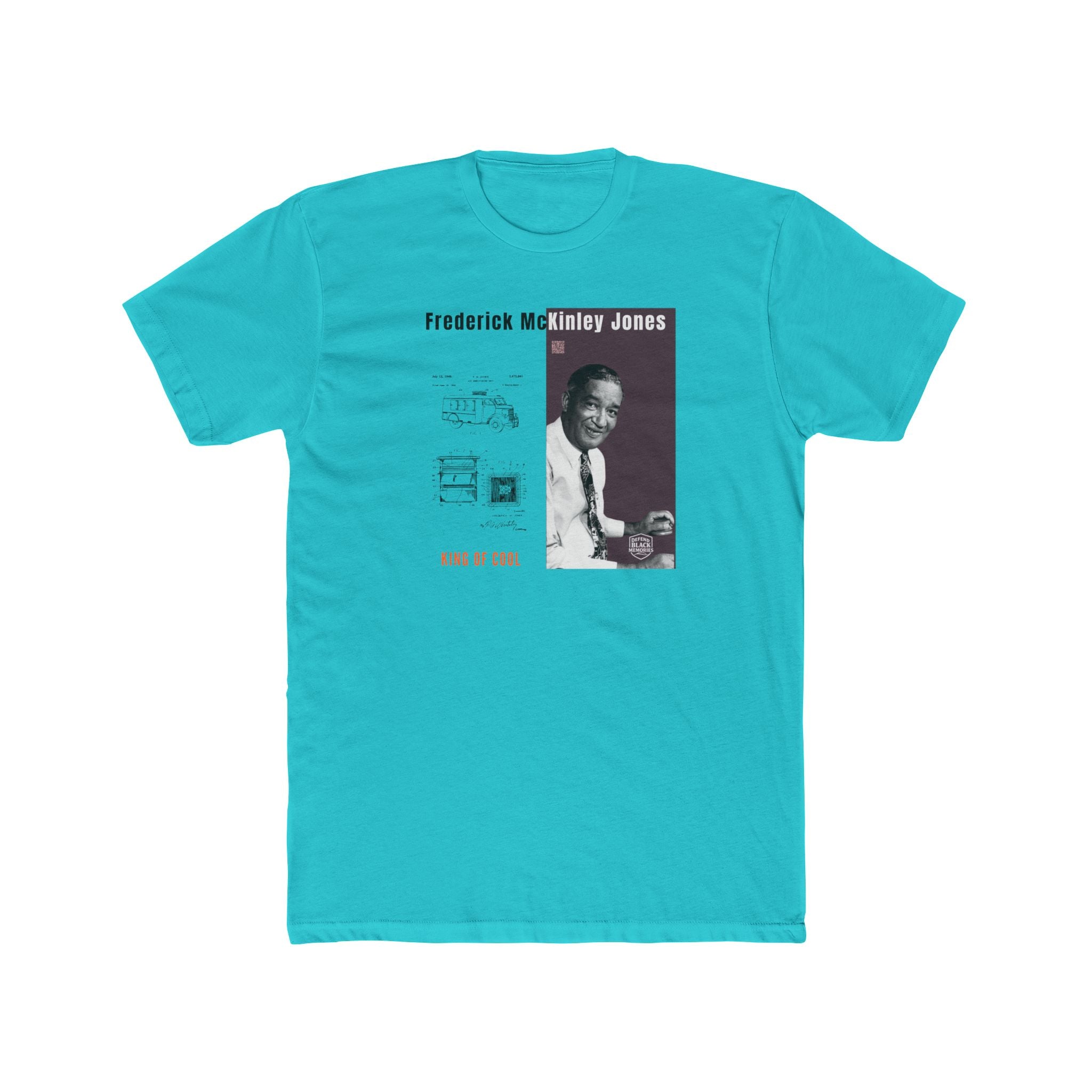 Frederick McKinley Jones, Unisex, Historical Portrait T-Shirt (City Champs)