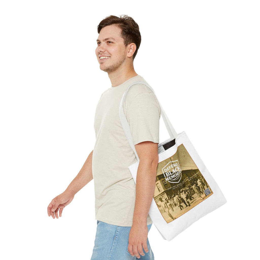 Tulsa Massacre Tote Bag (White)