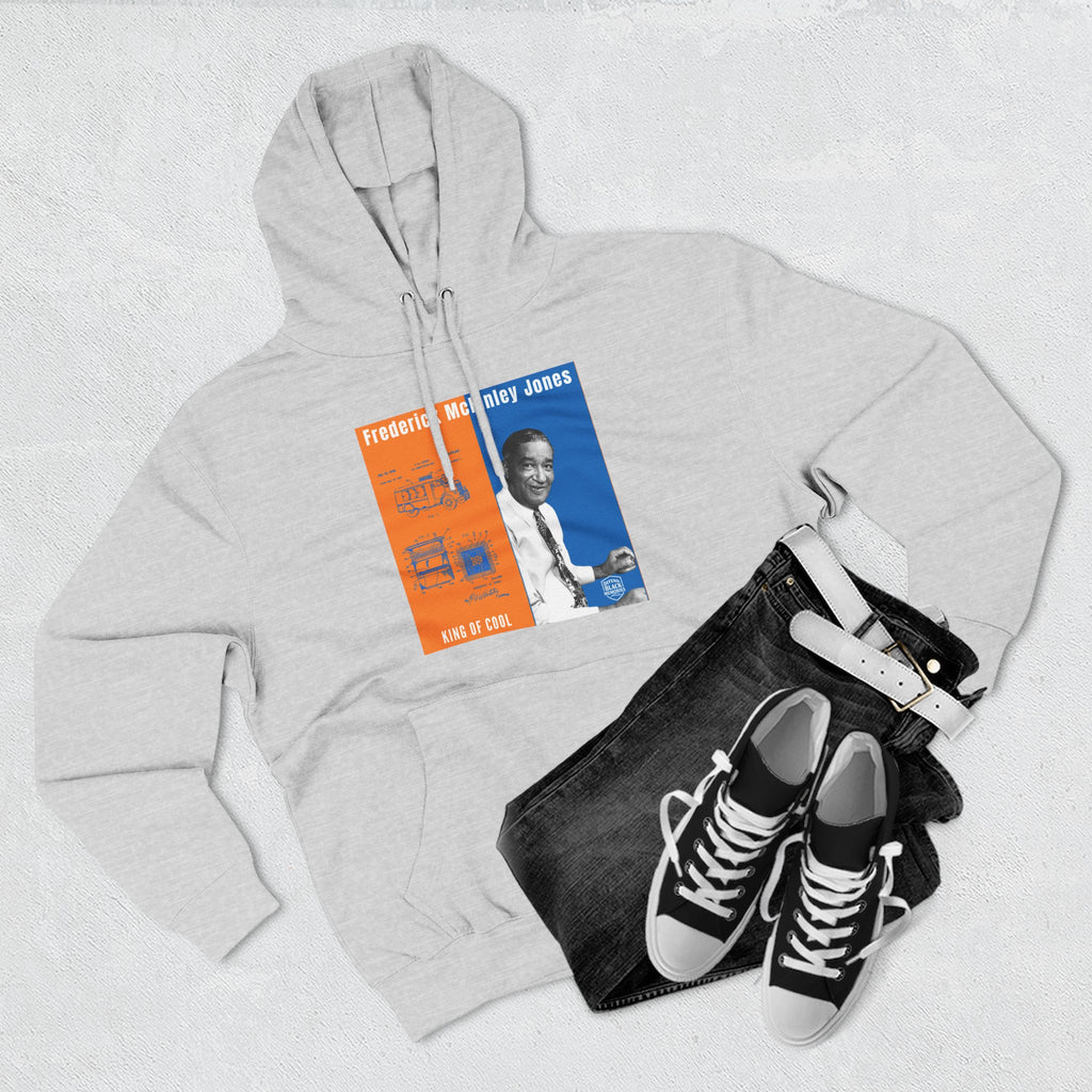 Frederick McKinley Jones, Unisex, Three-panel Historical Portrait Hoodie (City Champs)