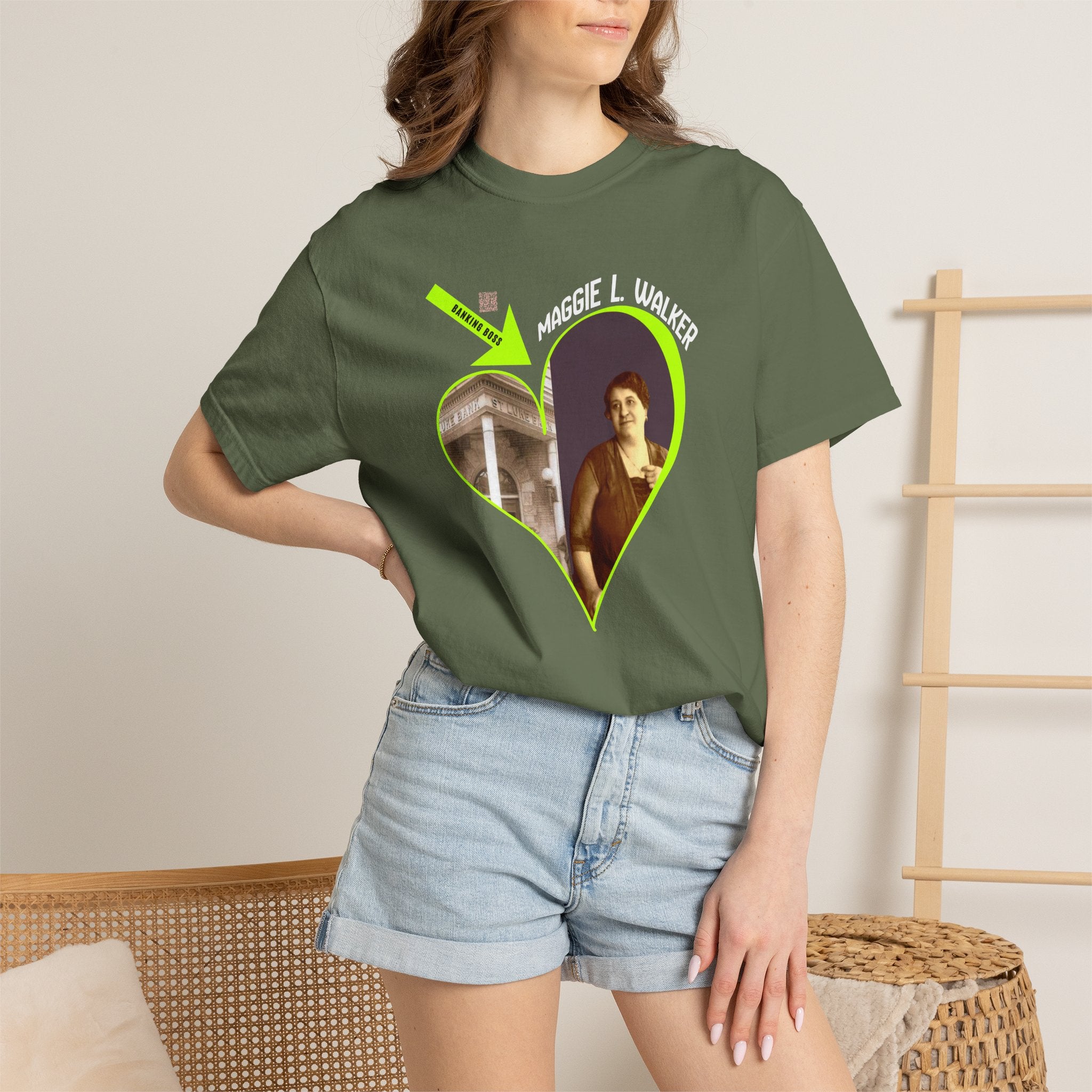 Maggie L. Walker Tribute Tee...First Woman to Charter a Bank