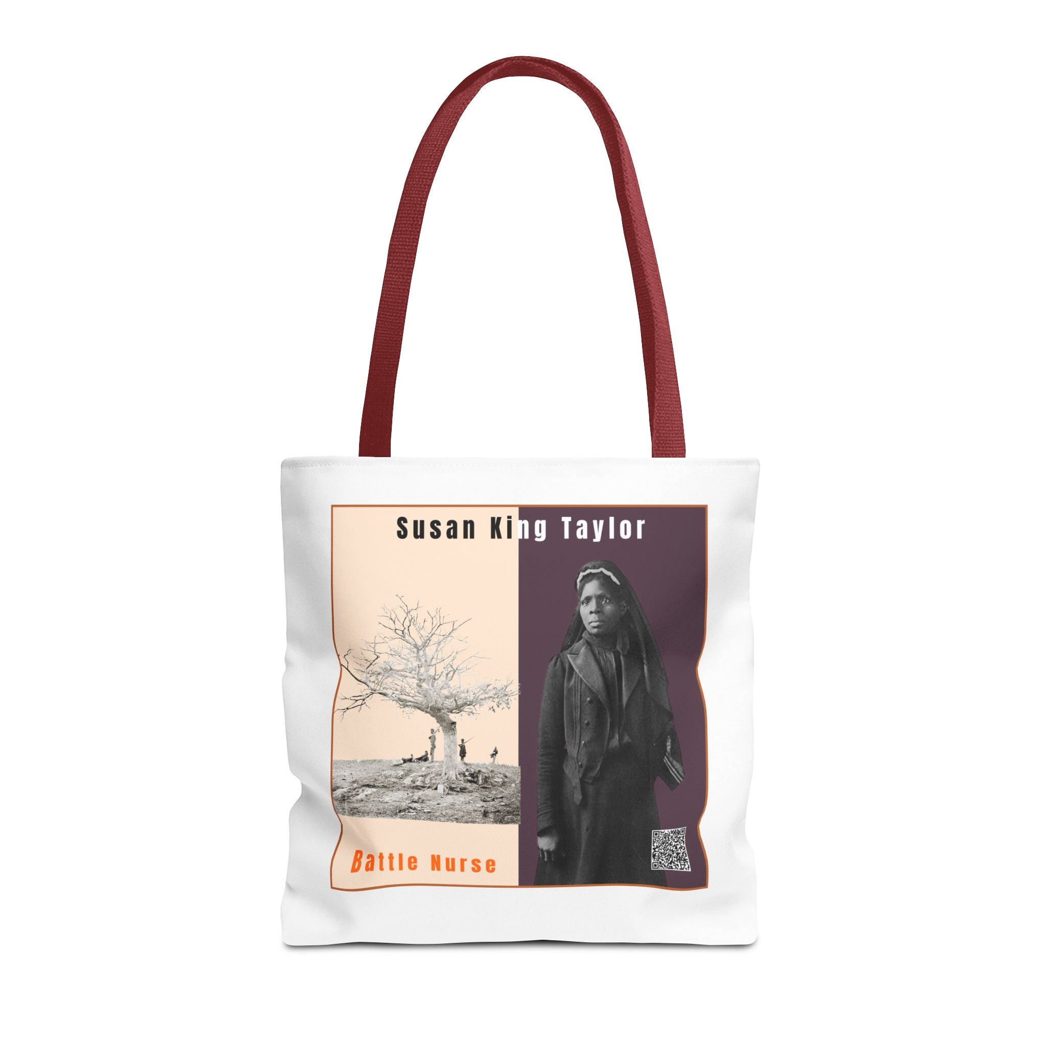 Susan King Taylor Tote Bag (White)