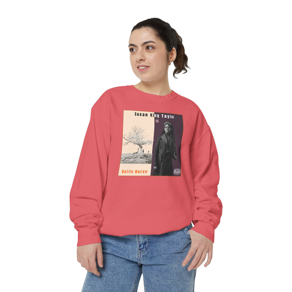 Susie King Taylor: Unisex Garment-Dyed Sweatshirt (City Champs)
