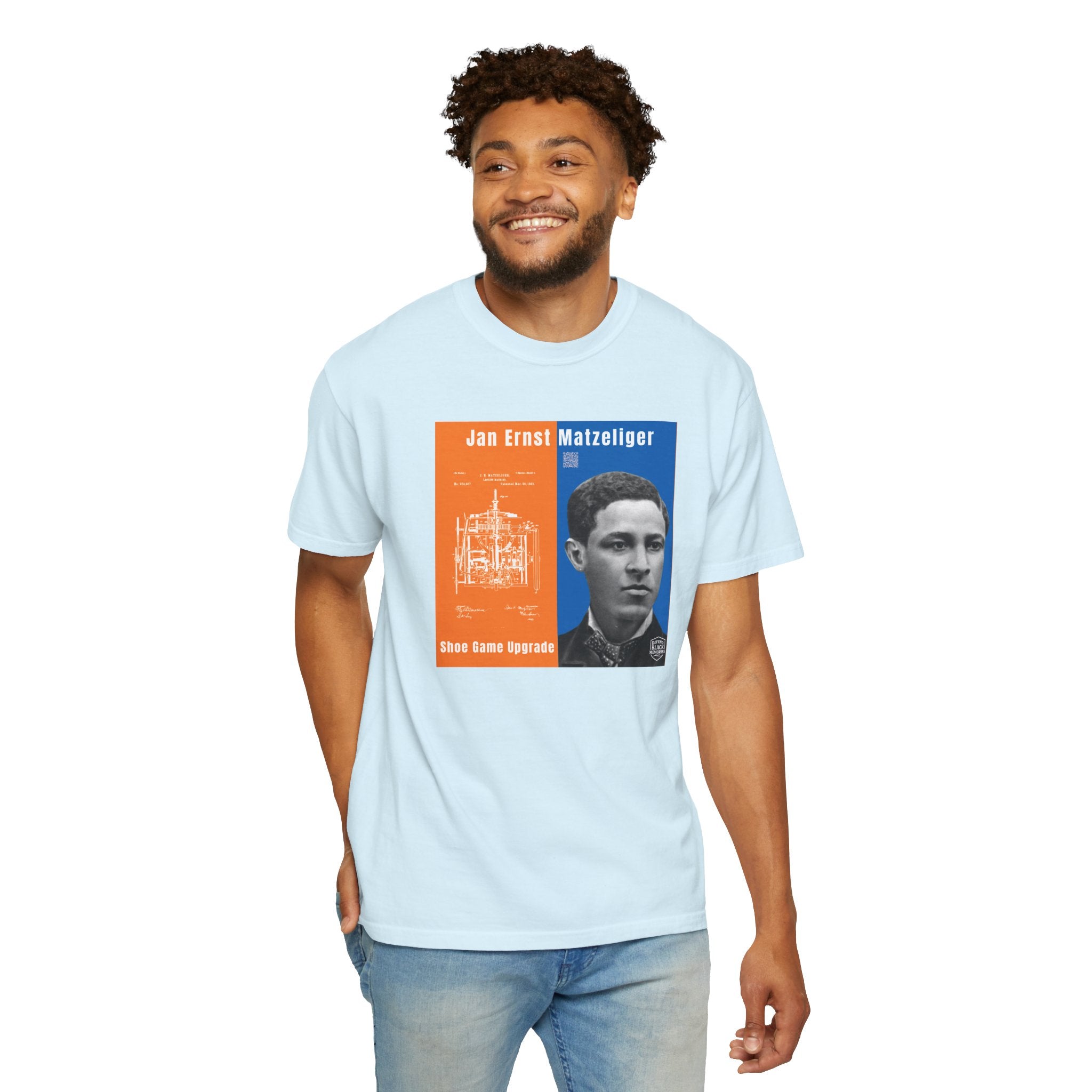 Jan Ernst Matzeliger Portrait T-Shirt – Historical Inventor Graphic Tee (City Champs)