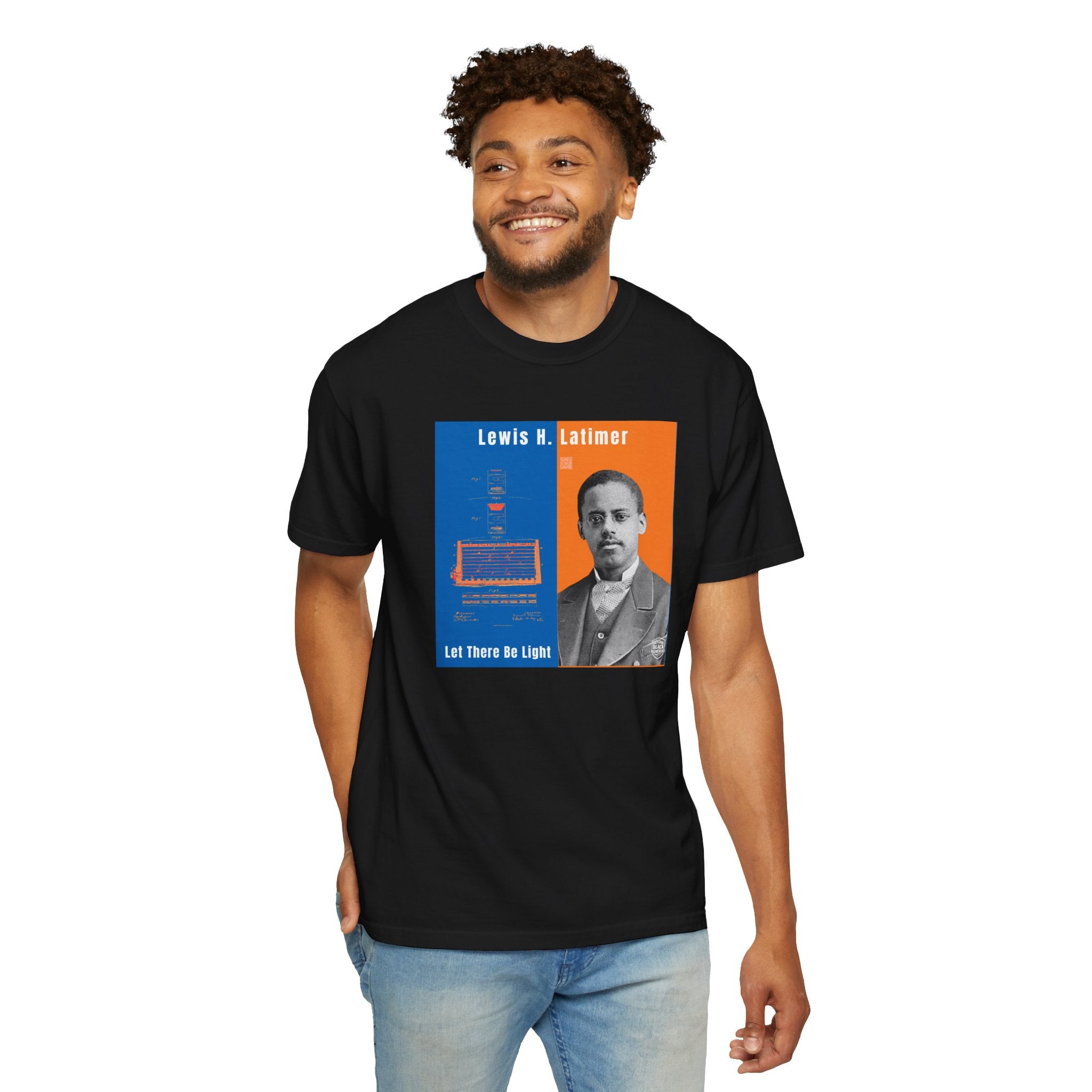 Lewis H. Latimer, Unisex, Historical Portrait T-shirt (City Champs)