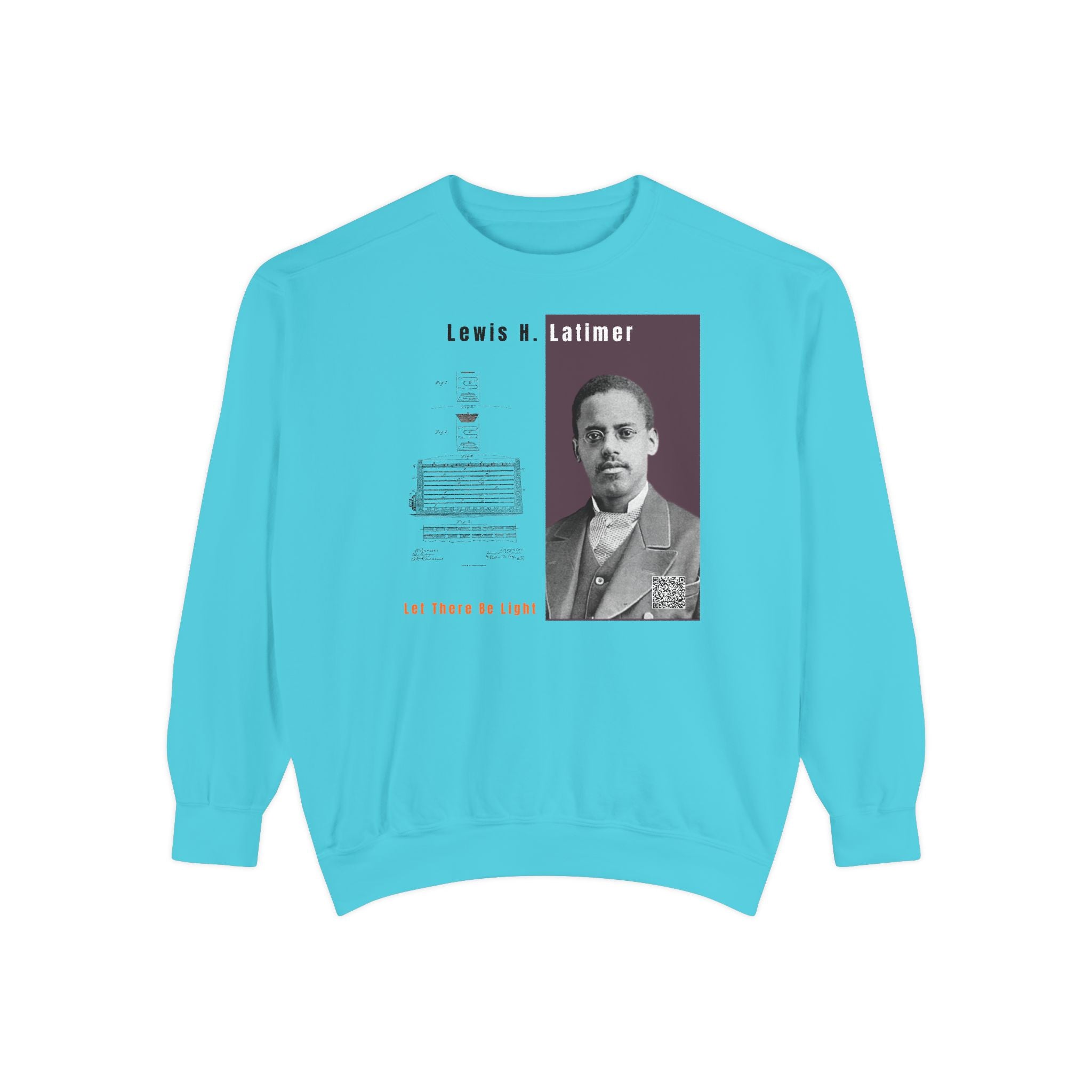 Defend Black Memories: Lewis Latimer Unisex Garment-Dyed Sweatshirt