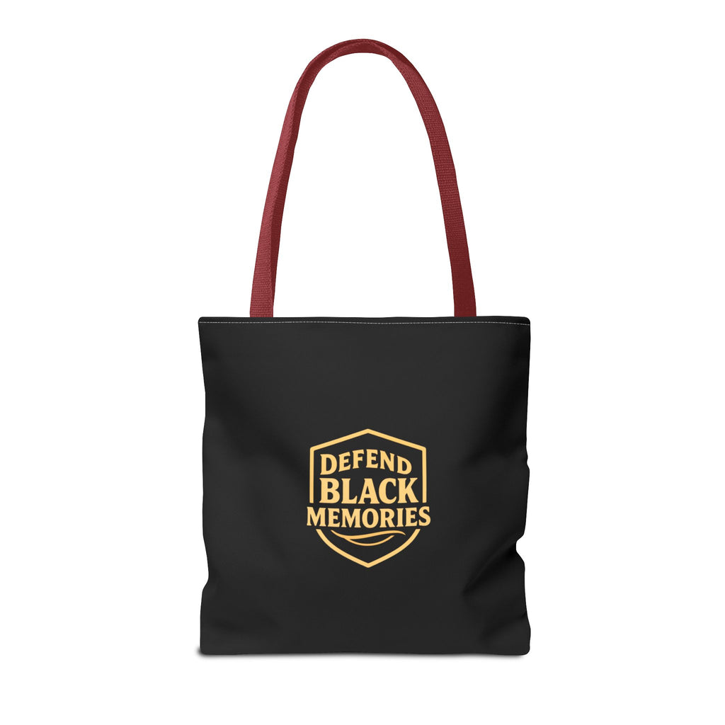 Tubman-Truth Brooch Graphic Tote Bag (Black)