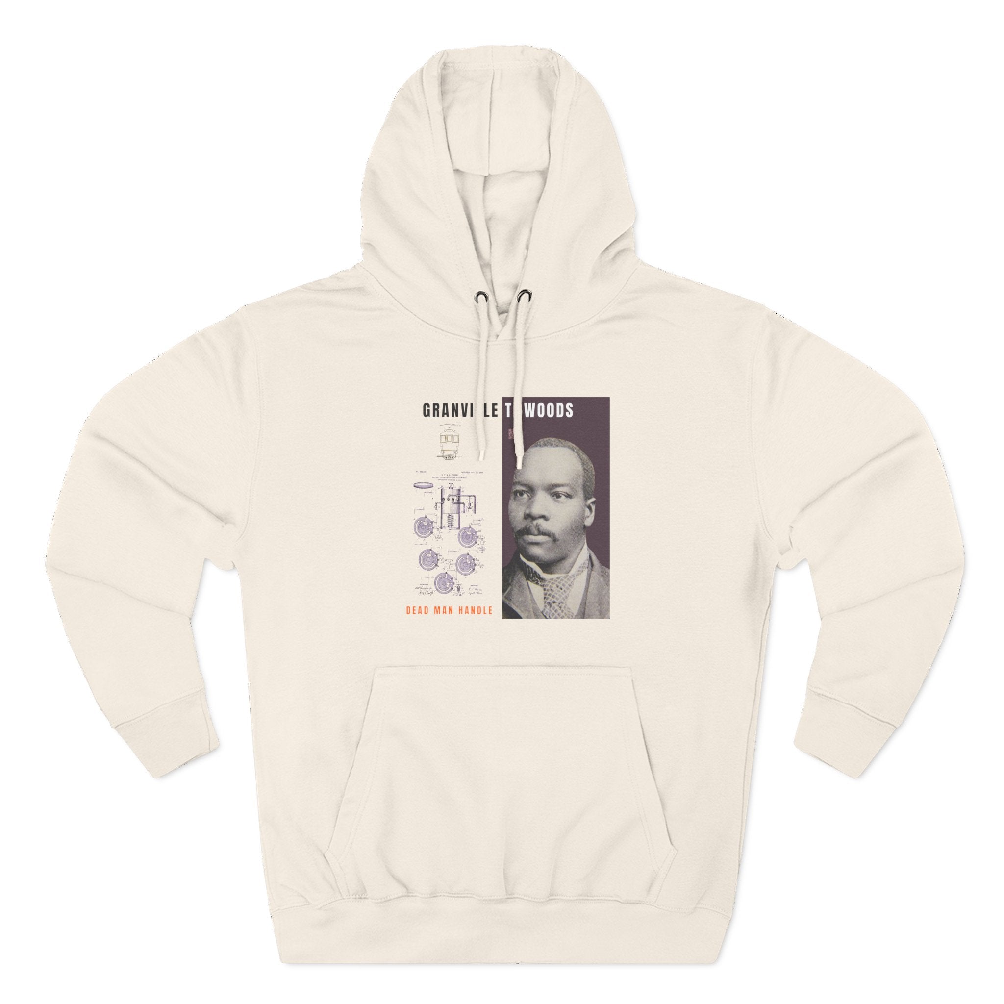 Granville T. Woods, Three-panel Historical Portrait Hoodie (City Champs)