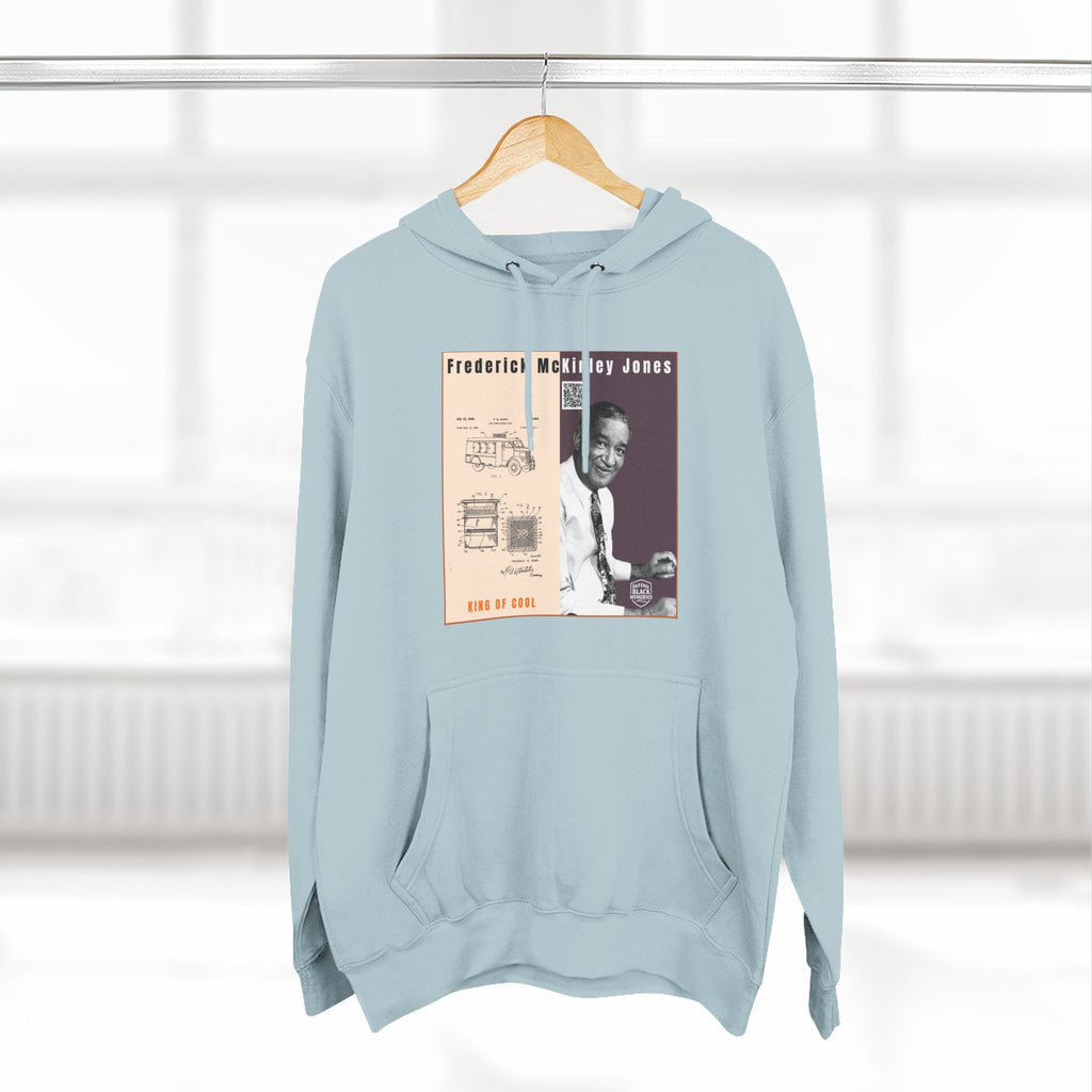Frederick McKinley Jones, Unisex, Three-panel Historical Portrait Hoodie (City Champs)