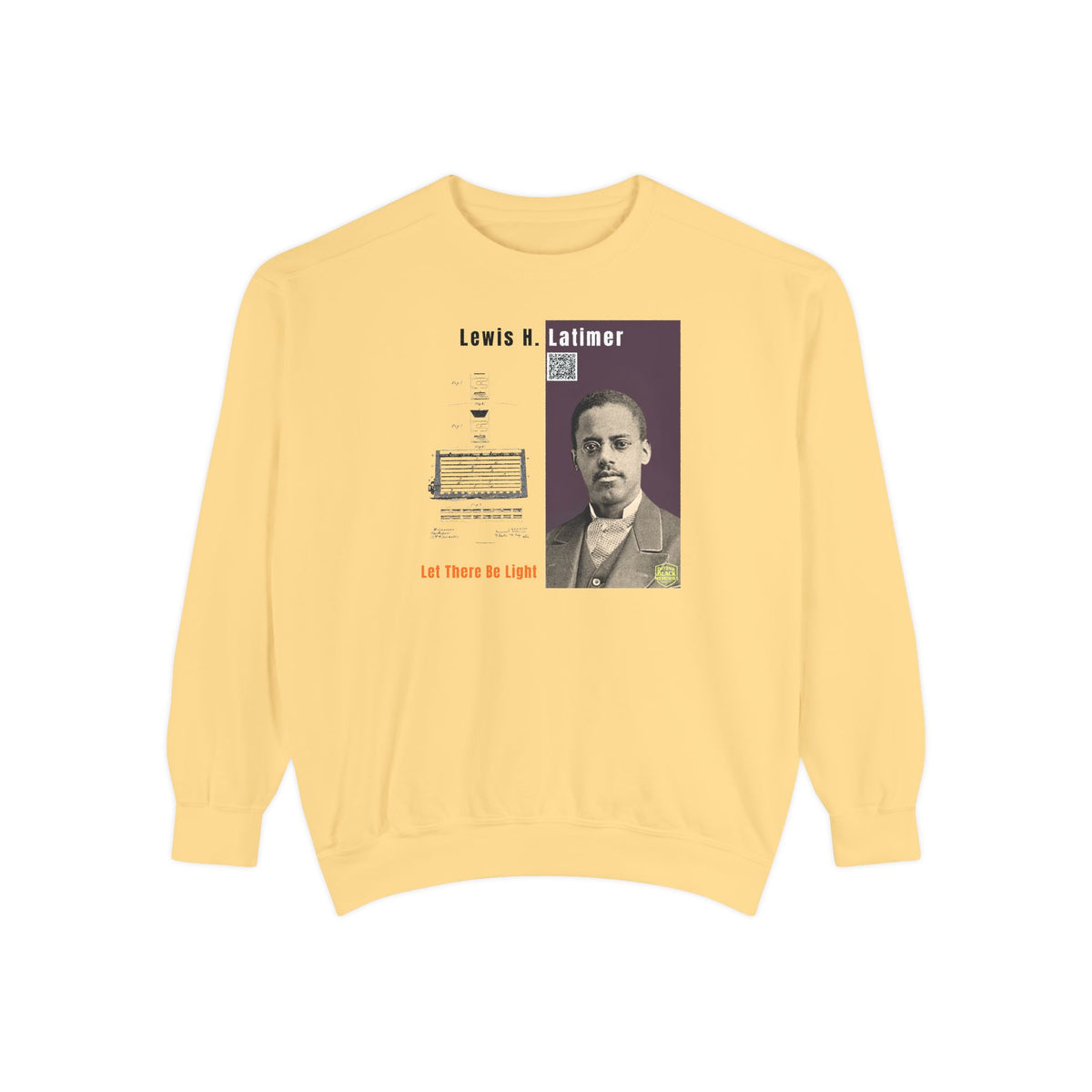 Lewis Latimer Unisex Garment-Dyed Sweatshirt (City Champs)